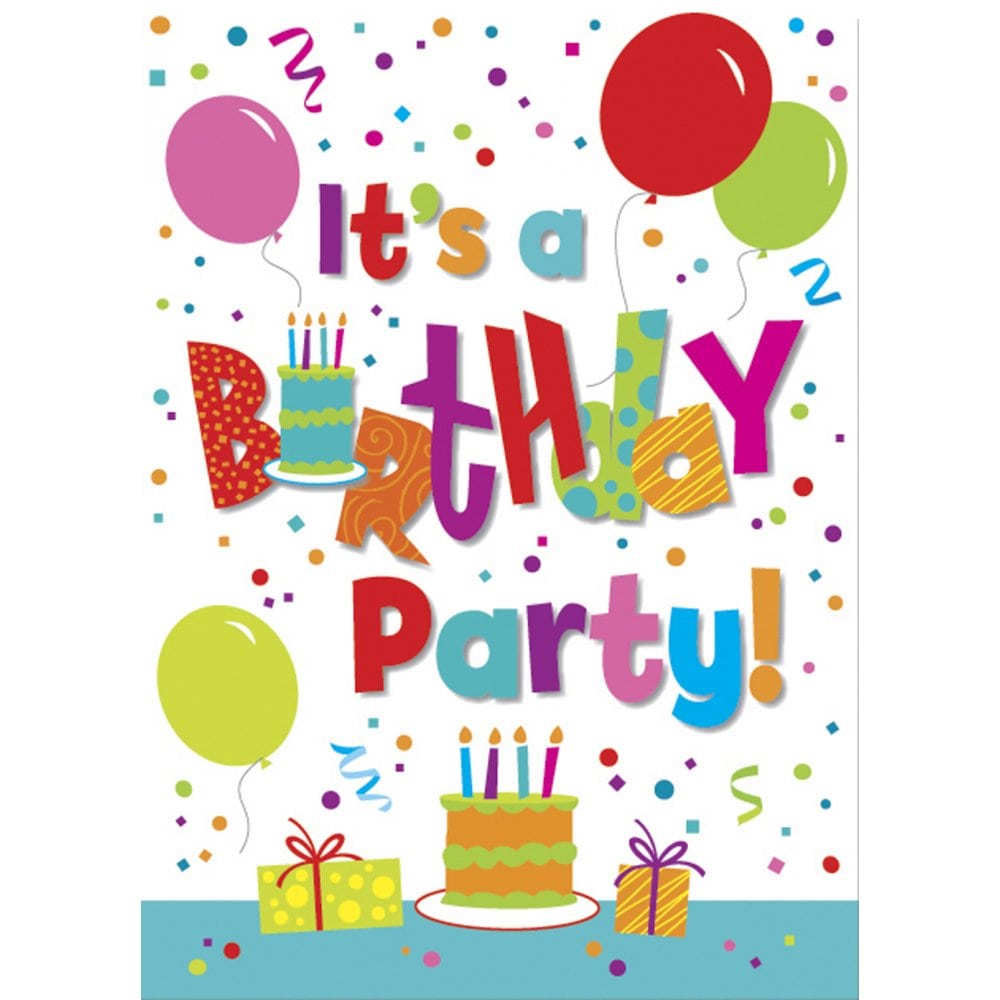 Children's Birthday Party Invitations Children's Birthday Party