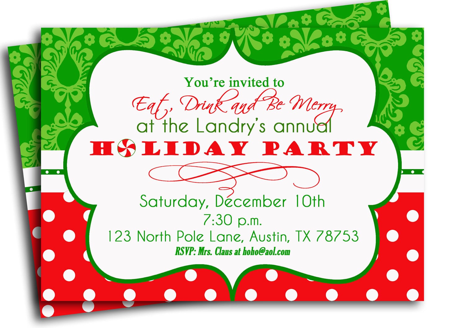 Christmas Party Invitation Ideas