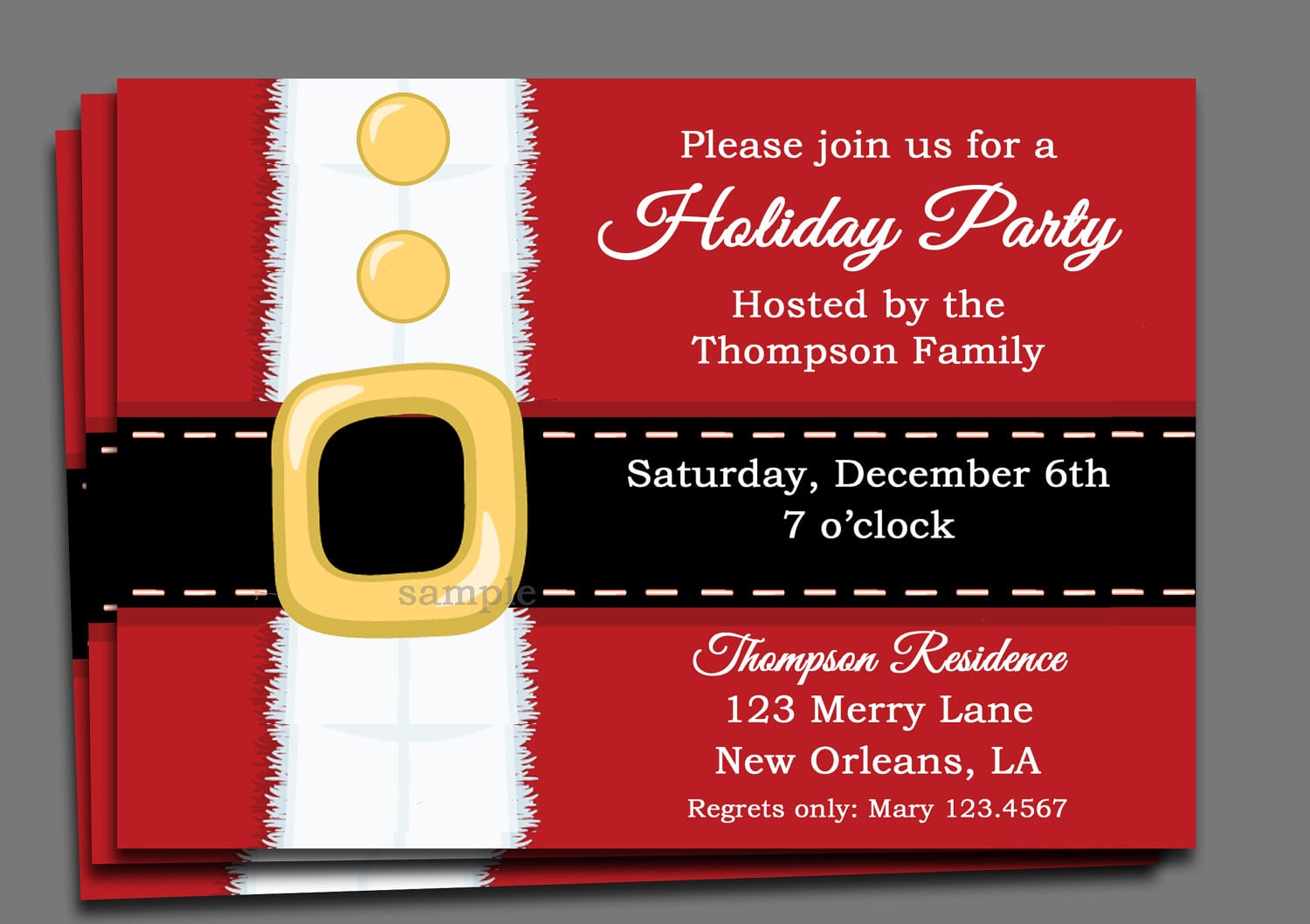 Christmas Party Invitation Templates Free Download