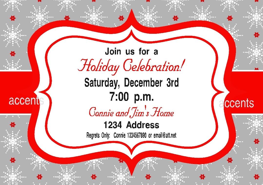 Christmas Party Invites