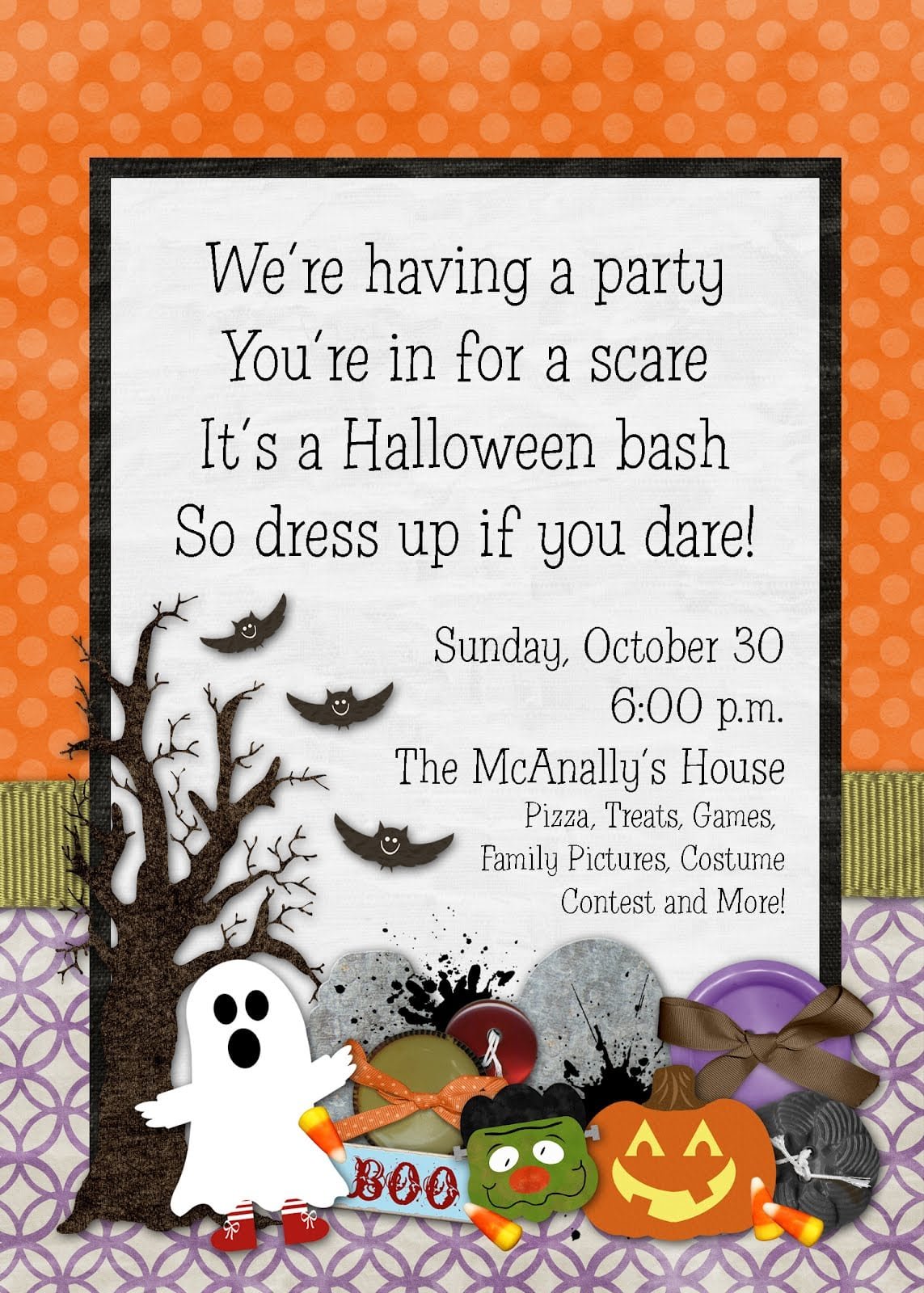 Clever Halloween Invitations