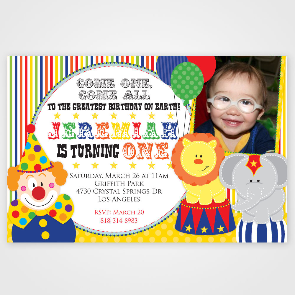Clown Birthday Party Invitations Ideas About Clown Birthday Party