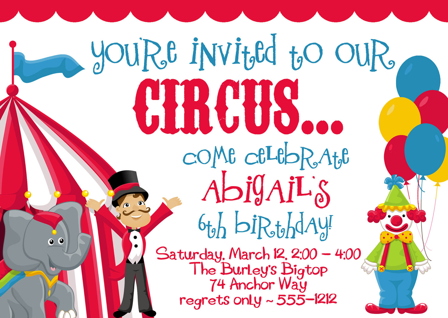 Clown Birthday Party Invitations Ideas About Clown Birthday Party