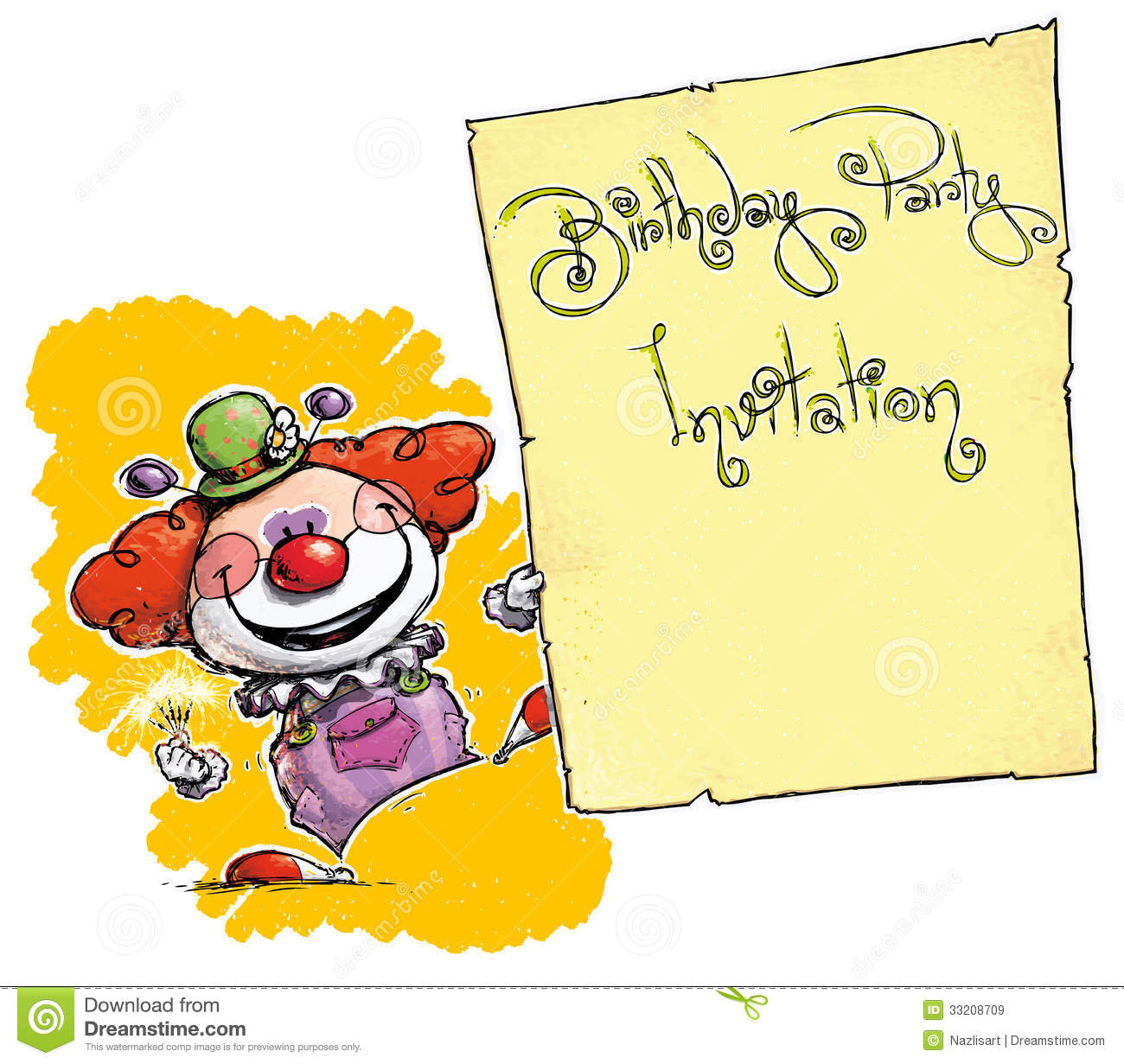Clown Birthday Party Invitations Ideas About Clown Birthday Party