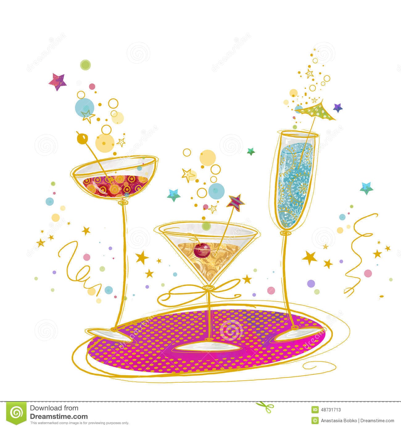 Cocktail Birthday Party Invitations