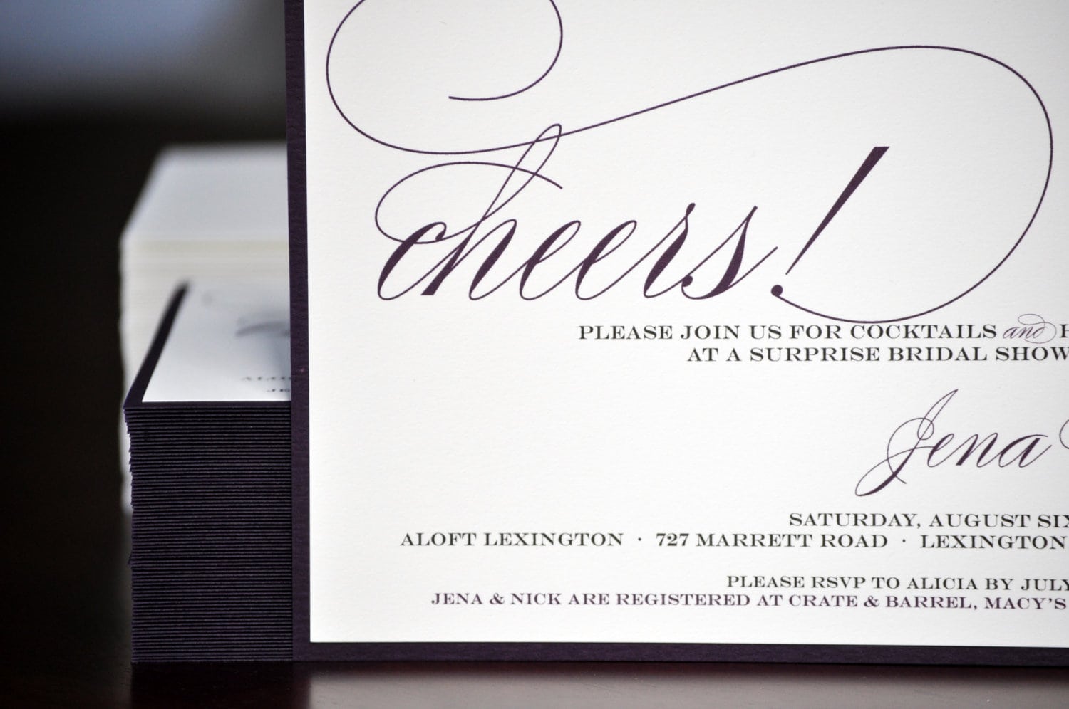 Cocktail Birthday Party Invitations