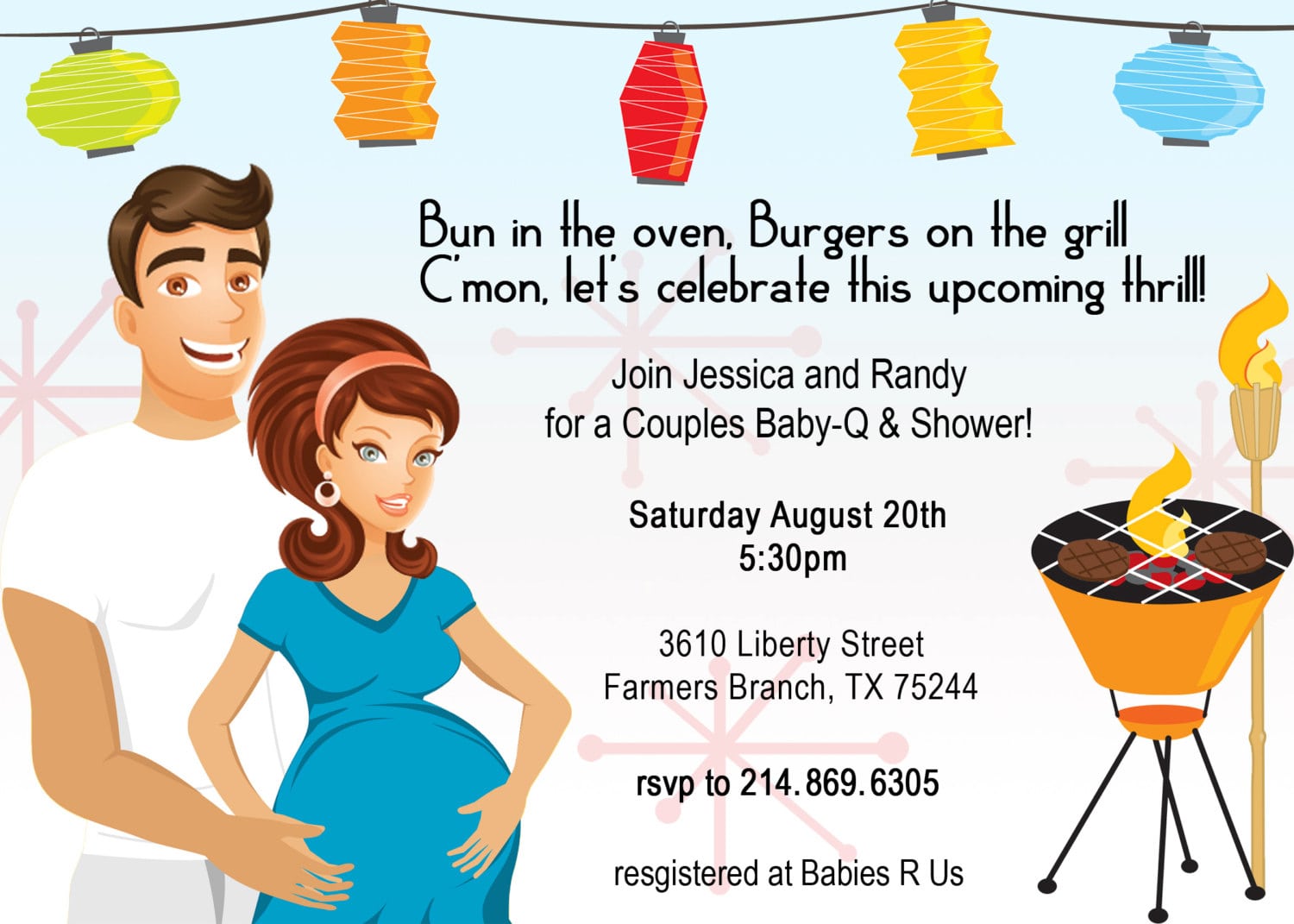 Coed Baby Shower Invitations