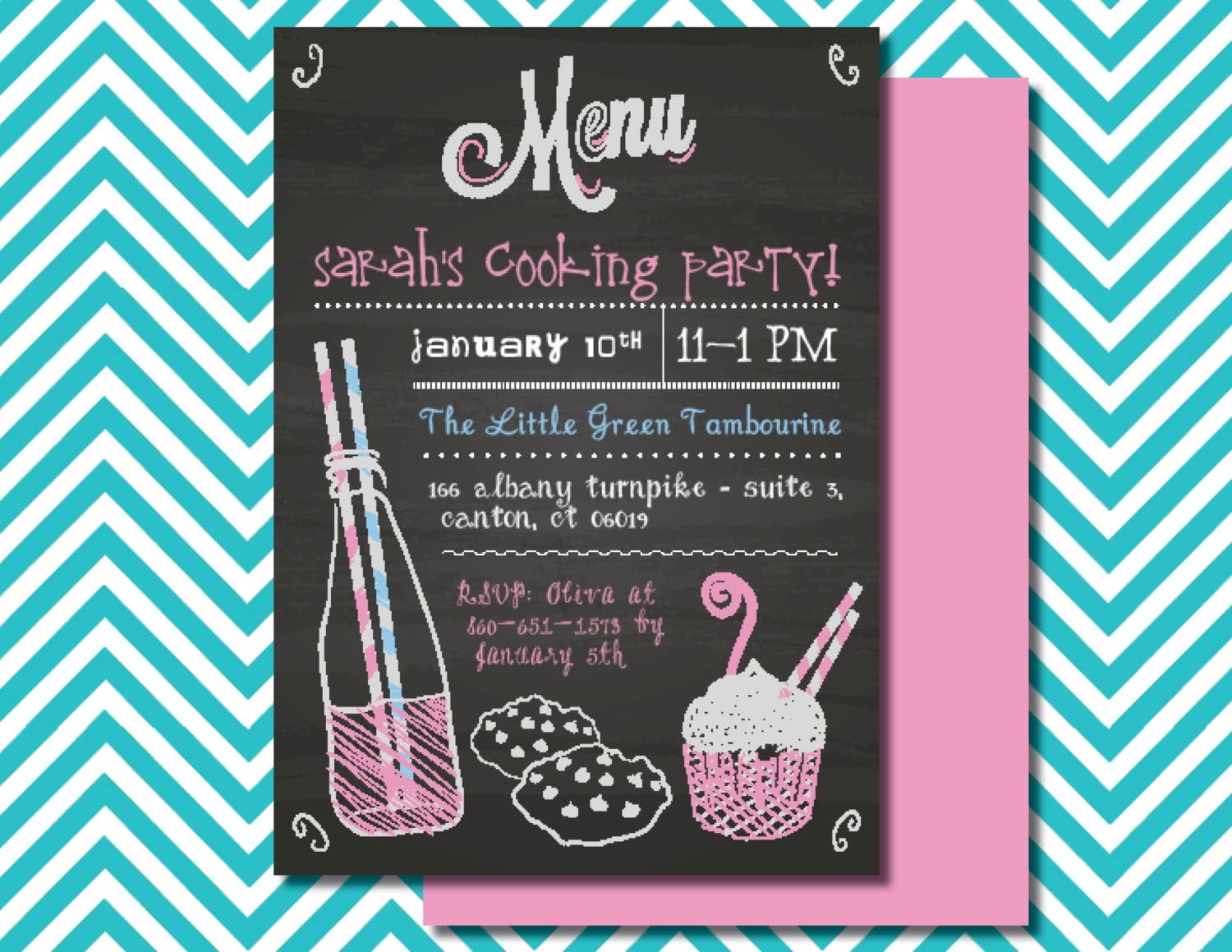 Cooking Party Invite