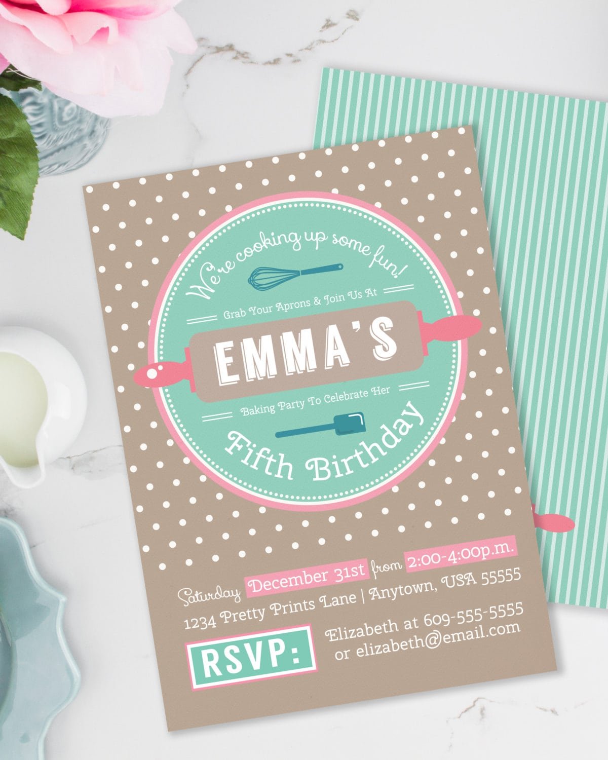 Cooking Party Invite