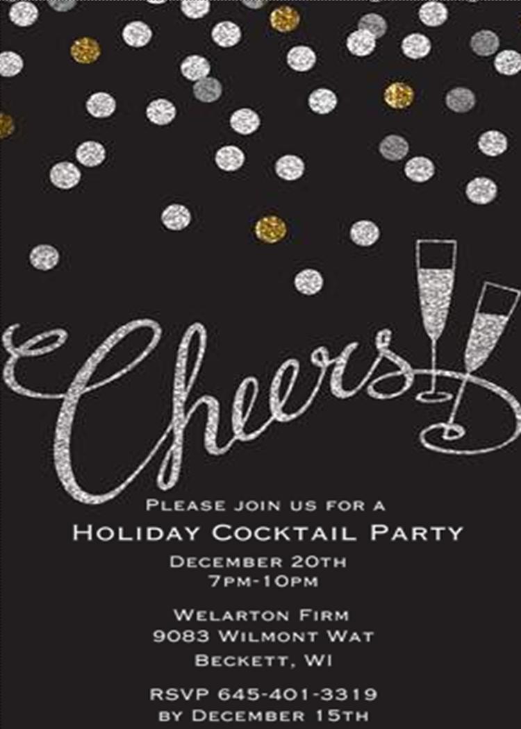 Corporate Holiday Party Invitations