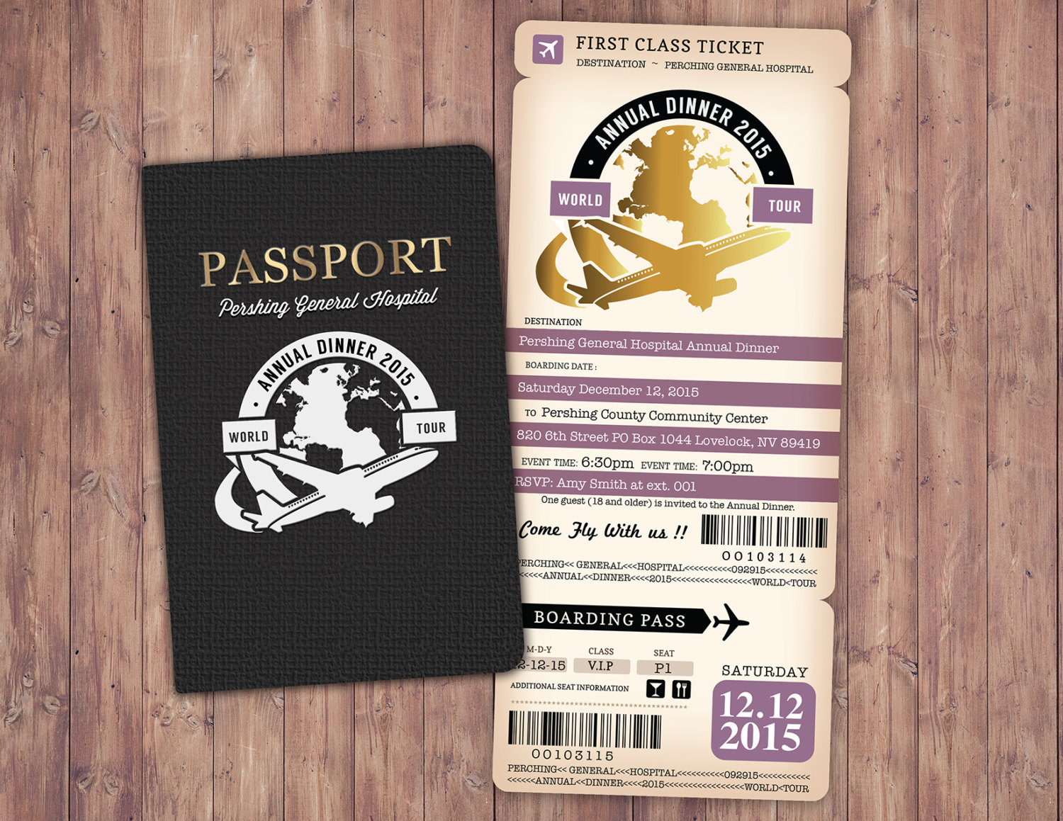 Corporate Invitation, Retirement Party Invitation, Bon Voyage