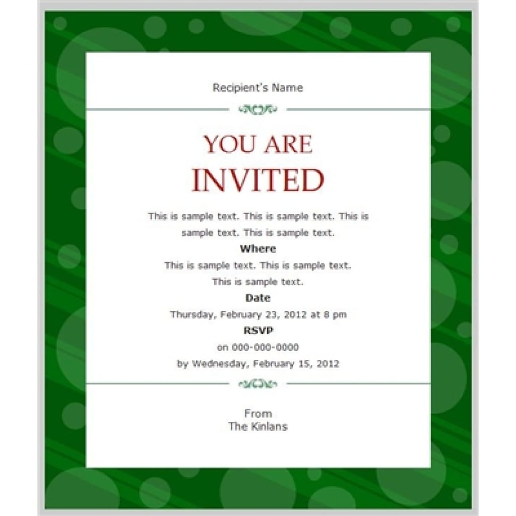 Corporate Party Invitation Wording