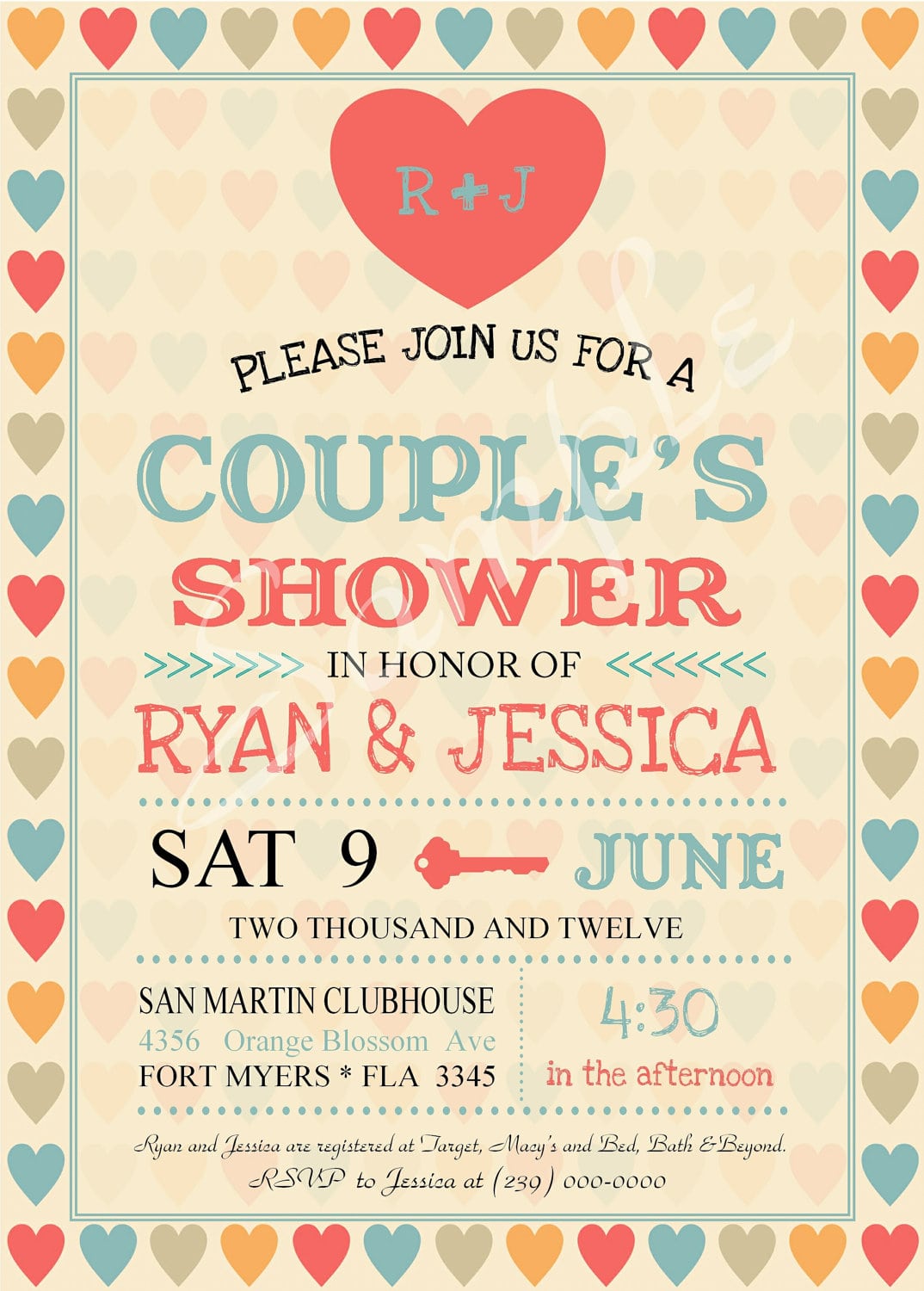 Couples Shower Invitation Wording