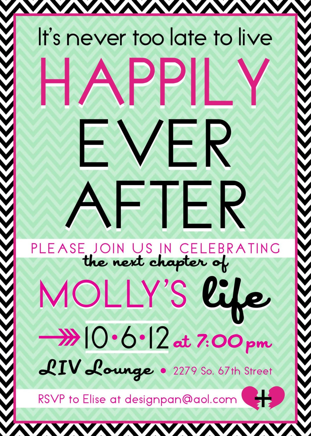 Custom Divorce Support Invitation