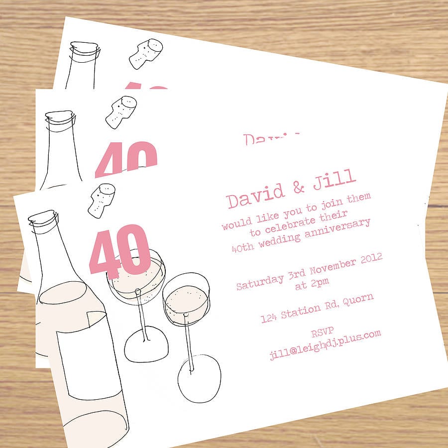 Customised Party Invitations