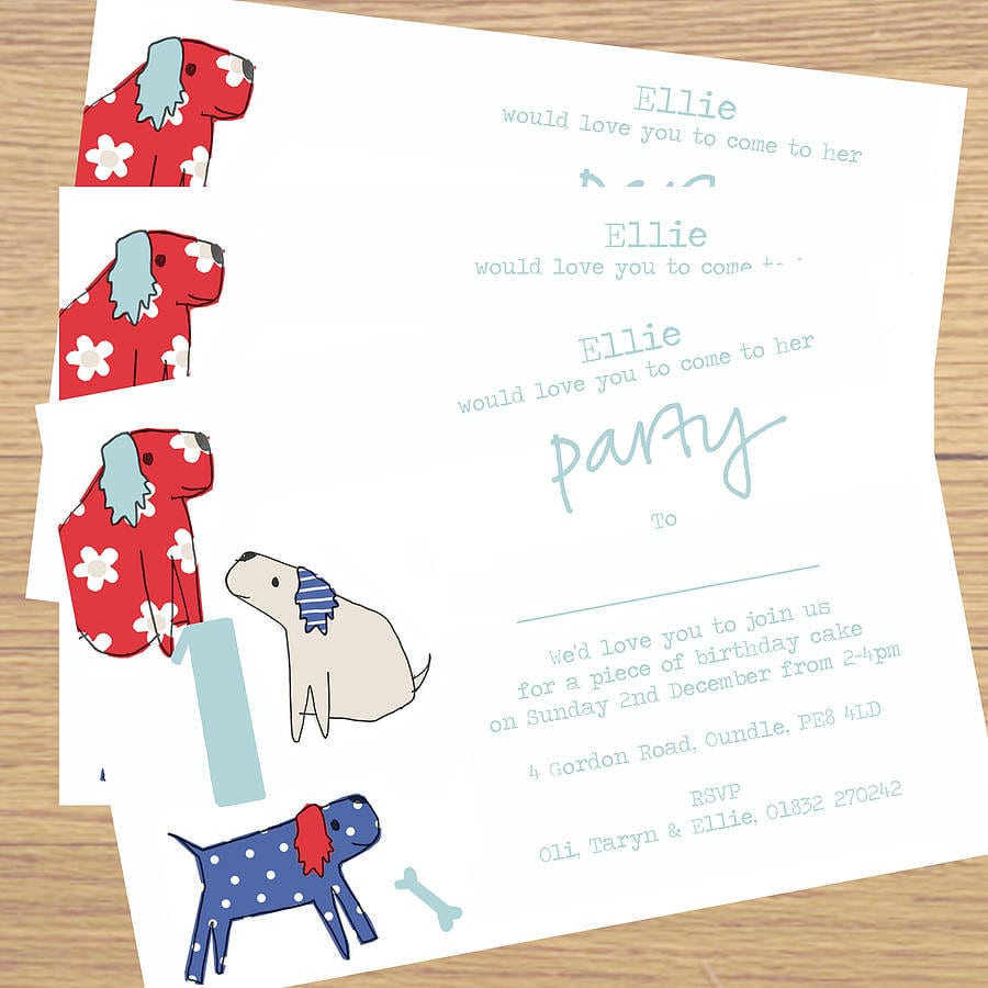 Customized Party Invitations