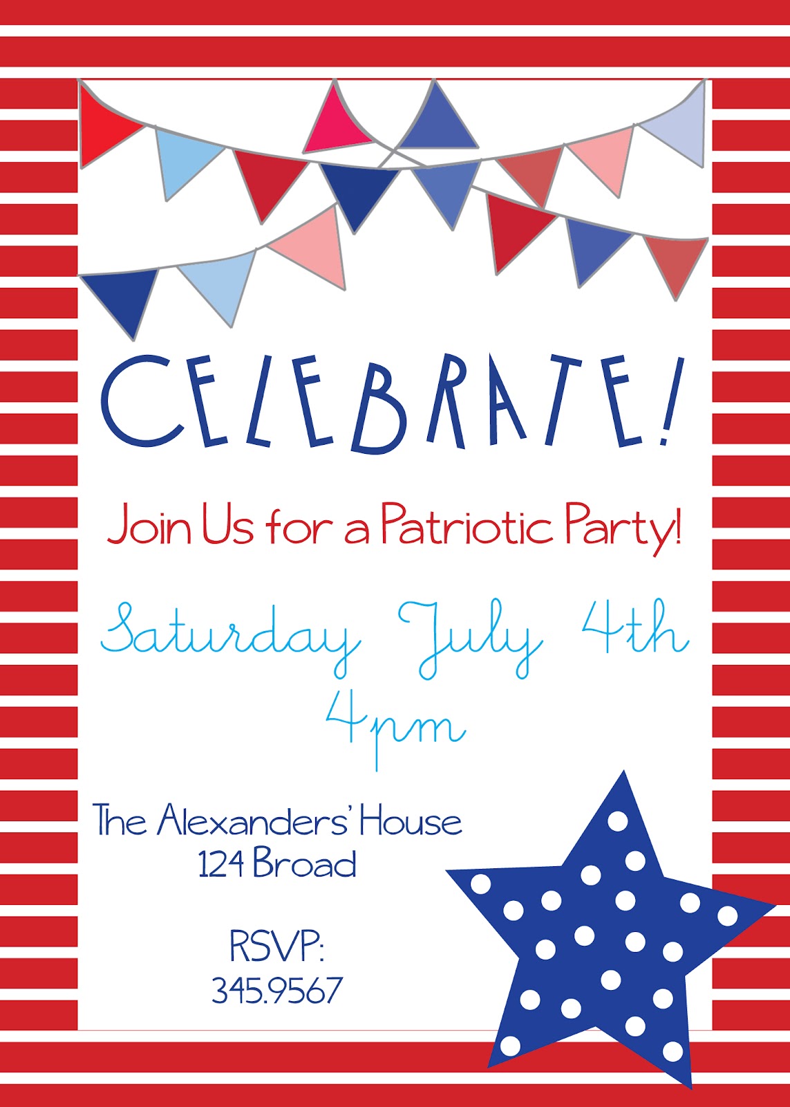 Delightful Designs  Summer Party Invites