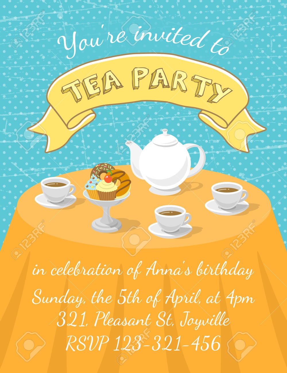 Dessert Party Invitations