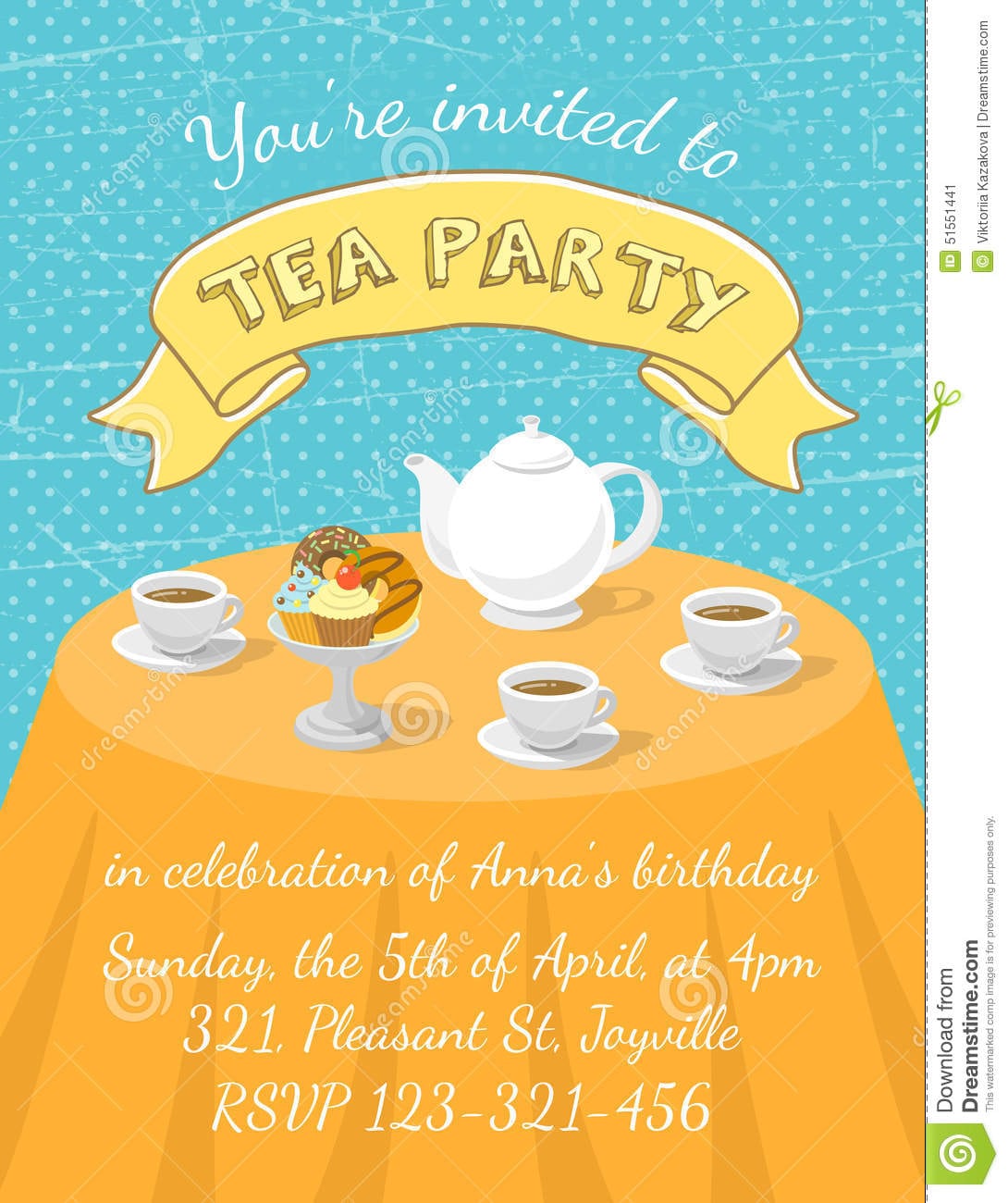 Dessert Party Invitations