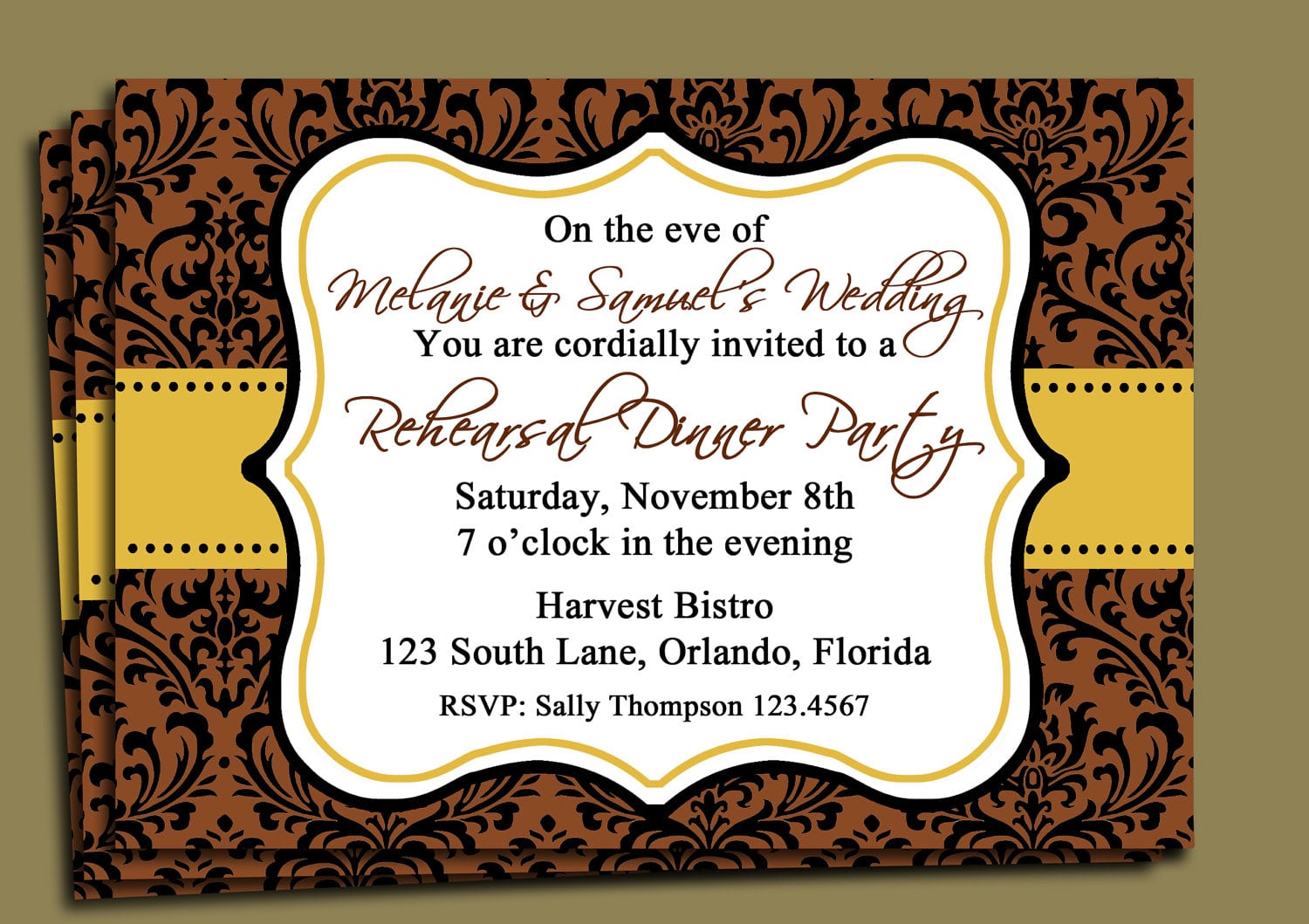 Dinner Party Invitation Wording