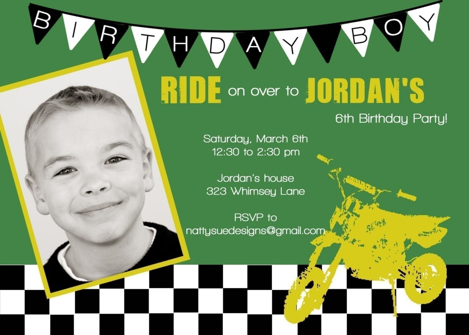 Dirt Bike Party Invitations Related Keywords & Suggestions