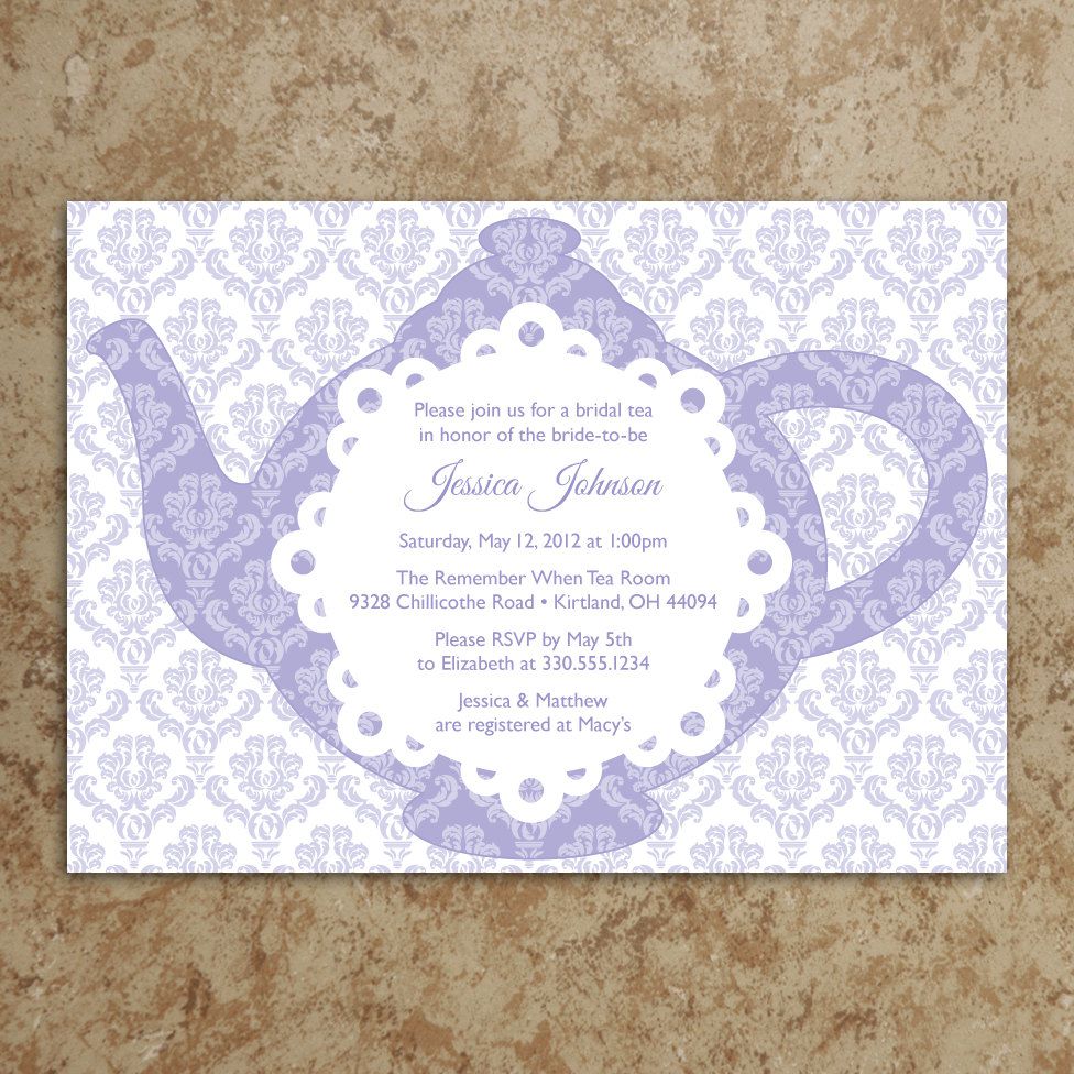 Diy Wedding Shower Invitations   Diy Bridal Shower Invitations
