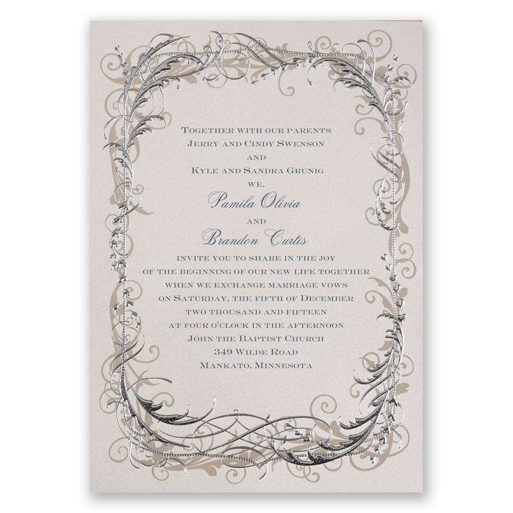 Does The Wedding Party Get Invitations
