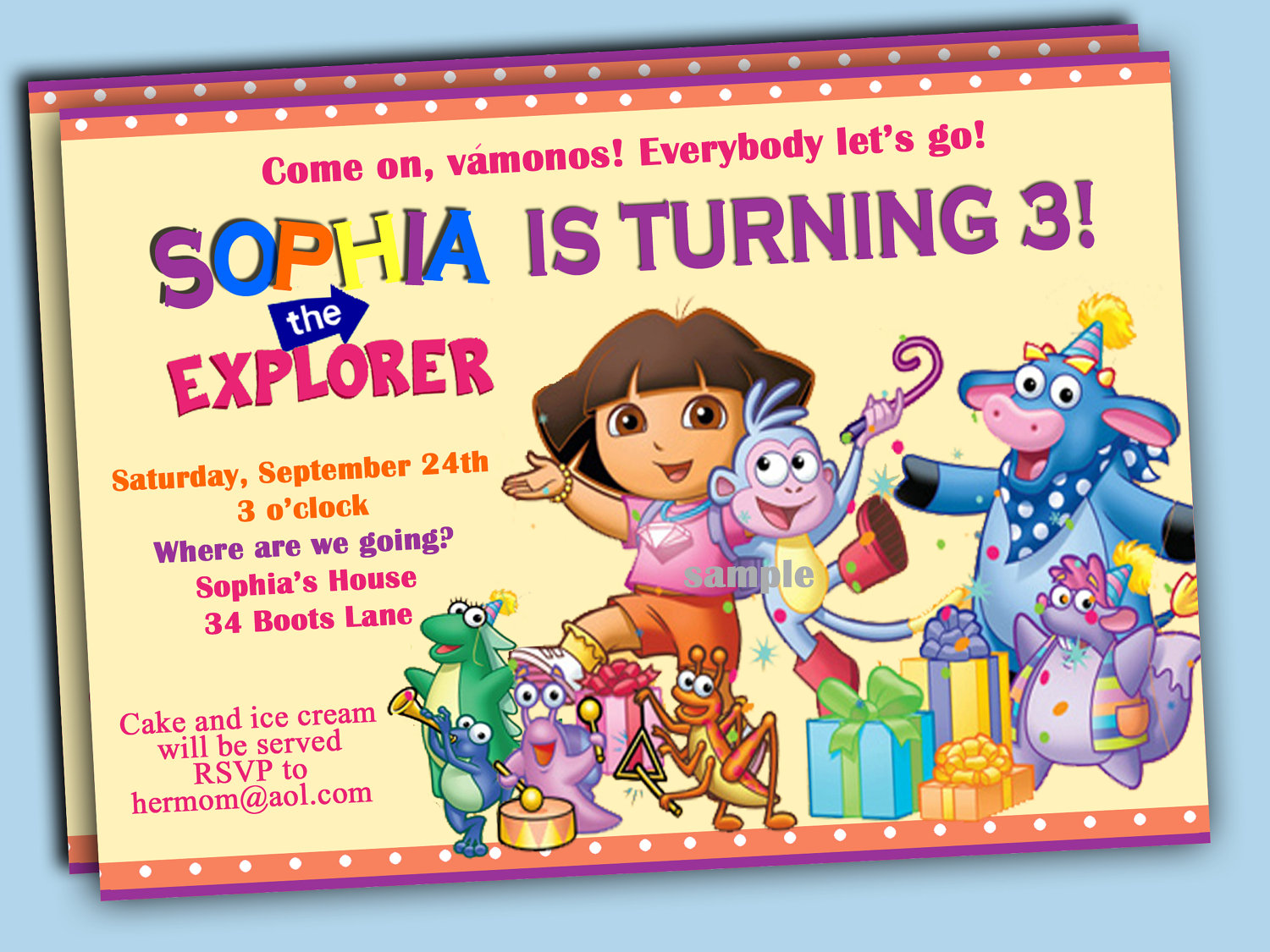 Dora The Explorer Fiesta Birthday Party By Thatpartychick On Etsy