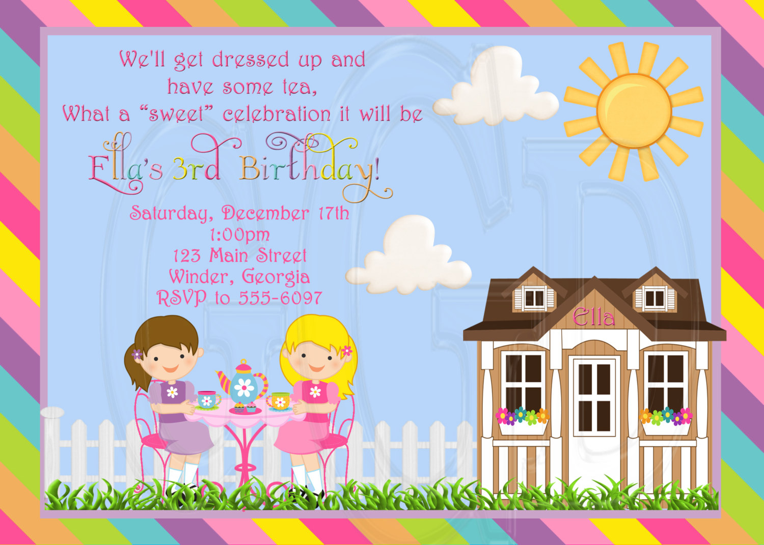 Dress Up Party Invitation
