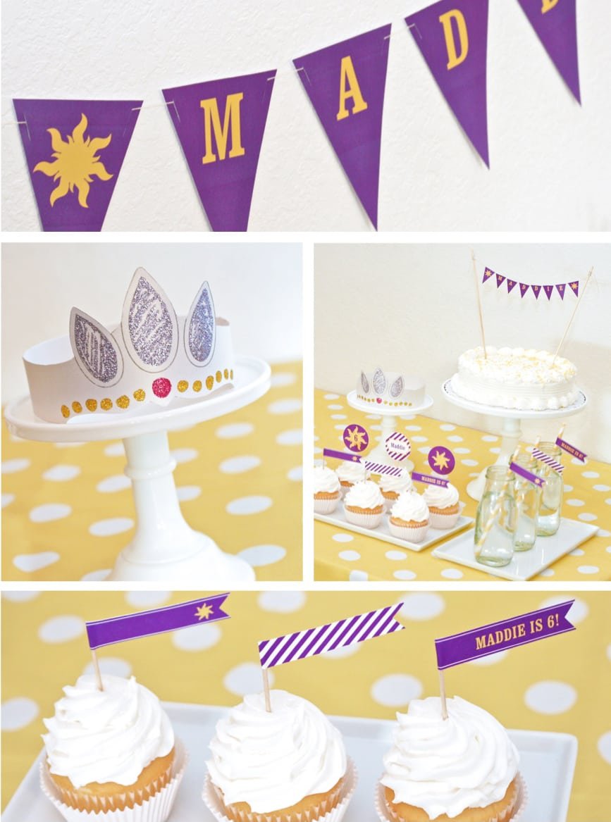 Easy Tangled Party Invites