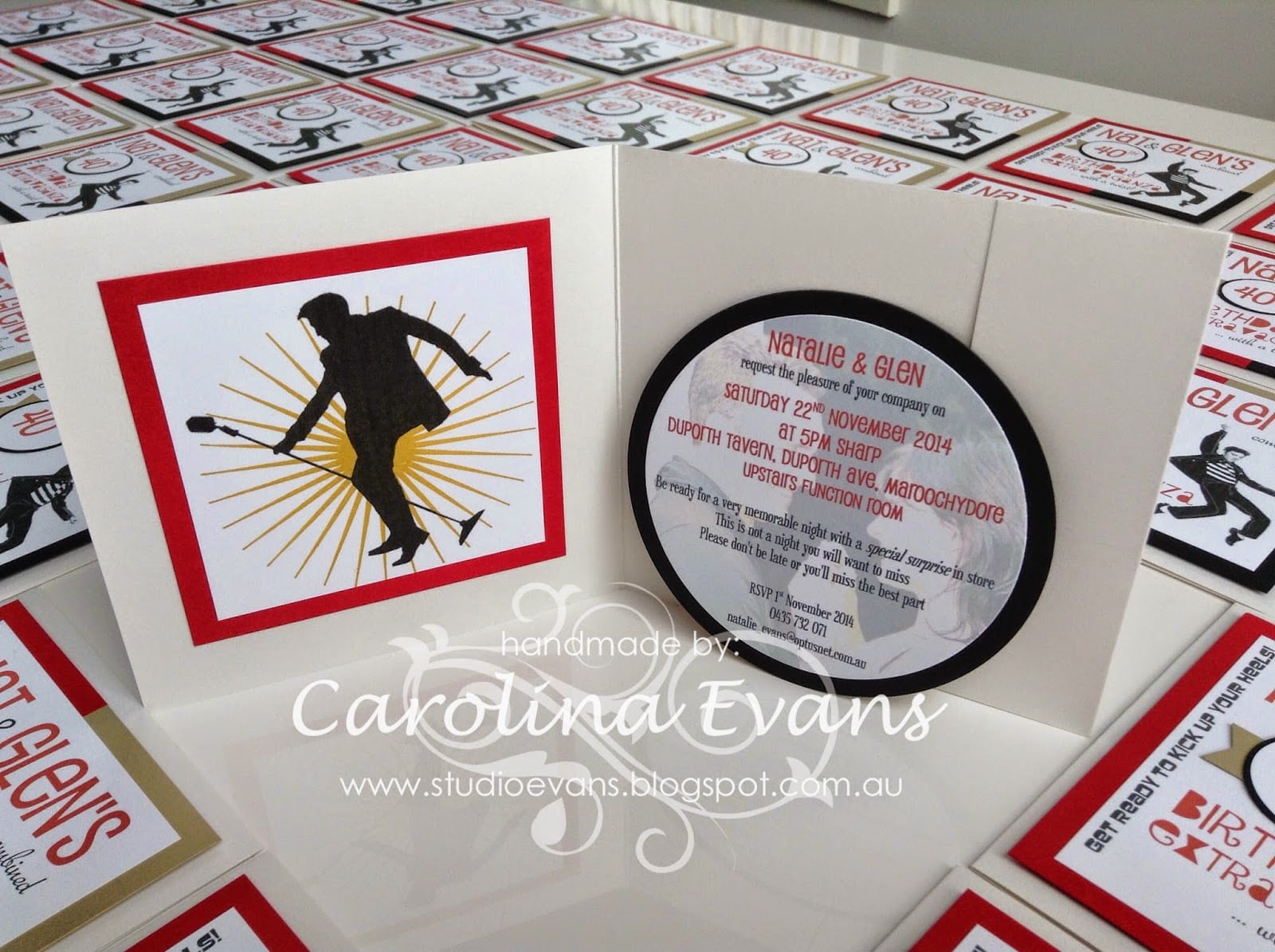 Elvis Birthday Party Invitations