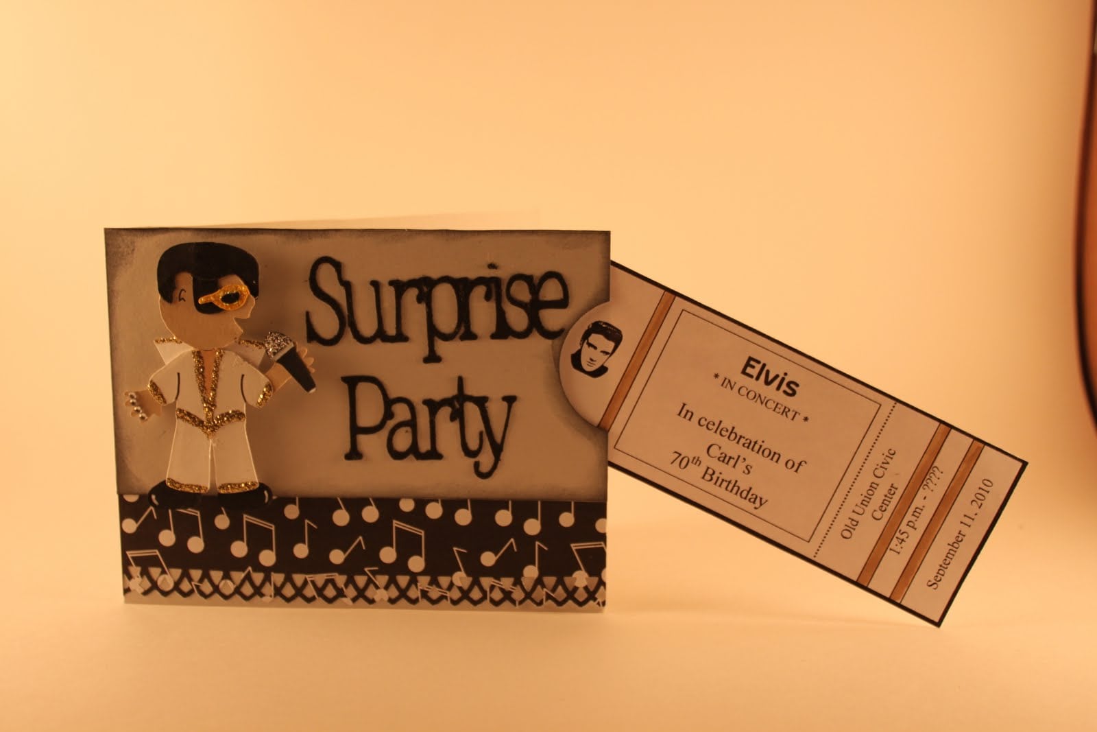 Elvis Birthday Party Invitations