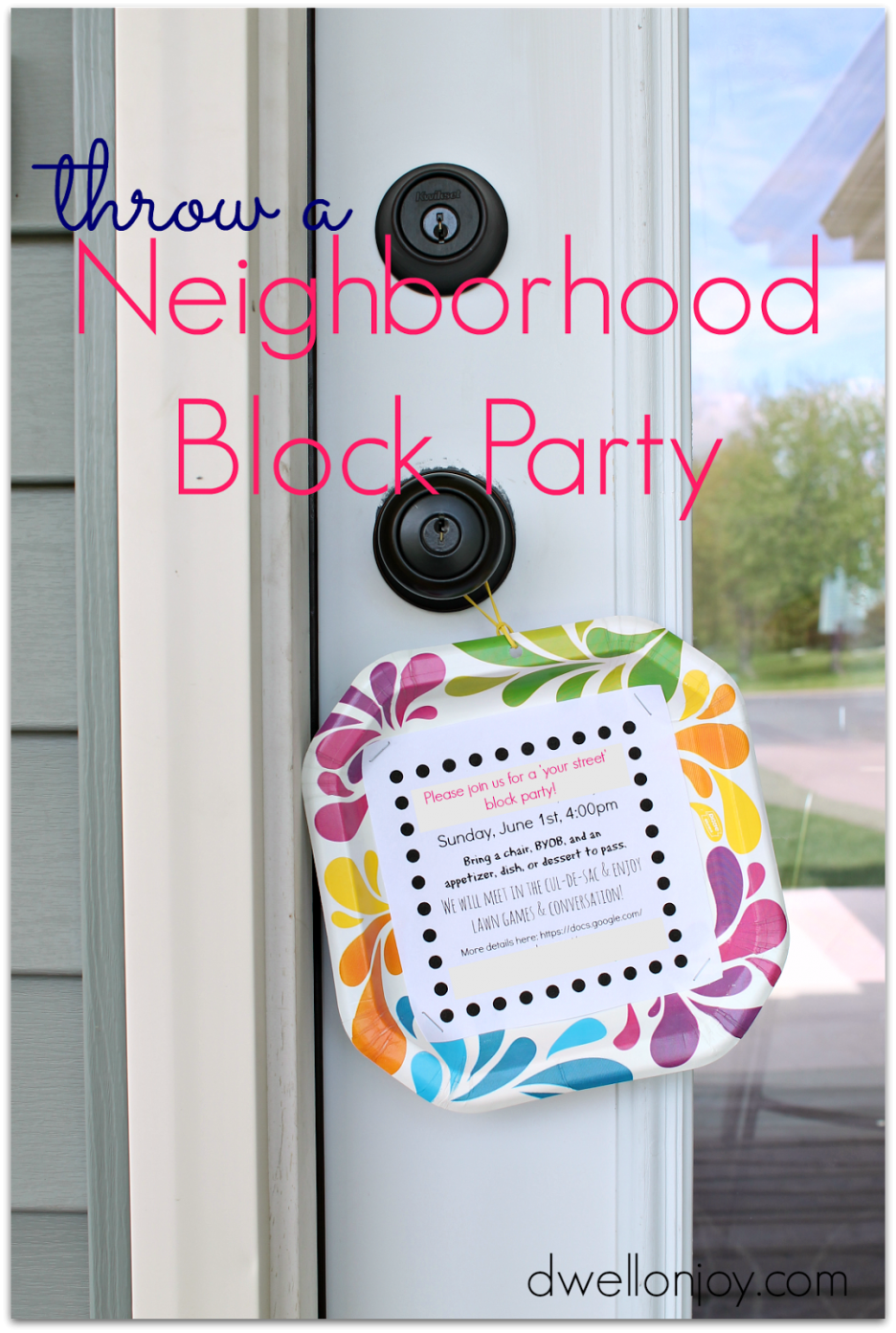 End Of Summer Neighborhood Block Party Invitation Pictures