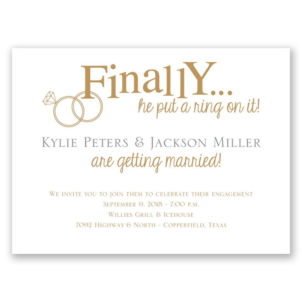 Engagement Invitations
