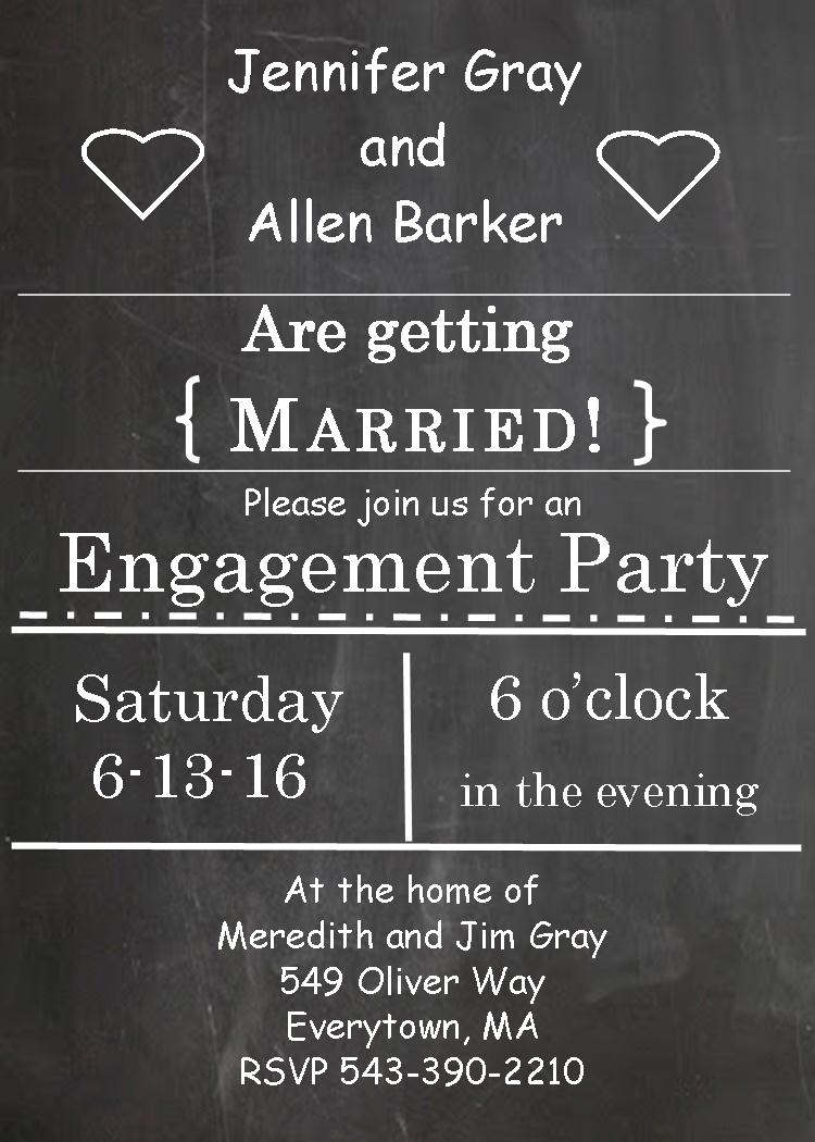 Engagement Party Invitations New Selections Spring 2017