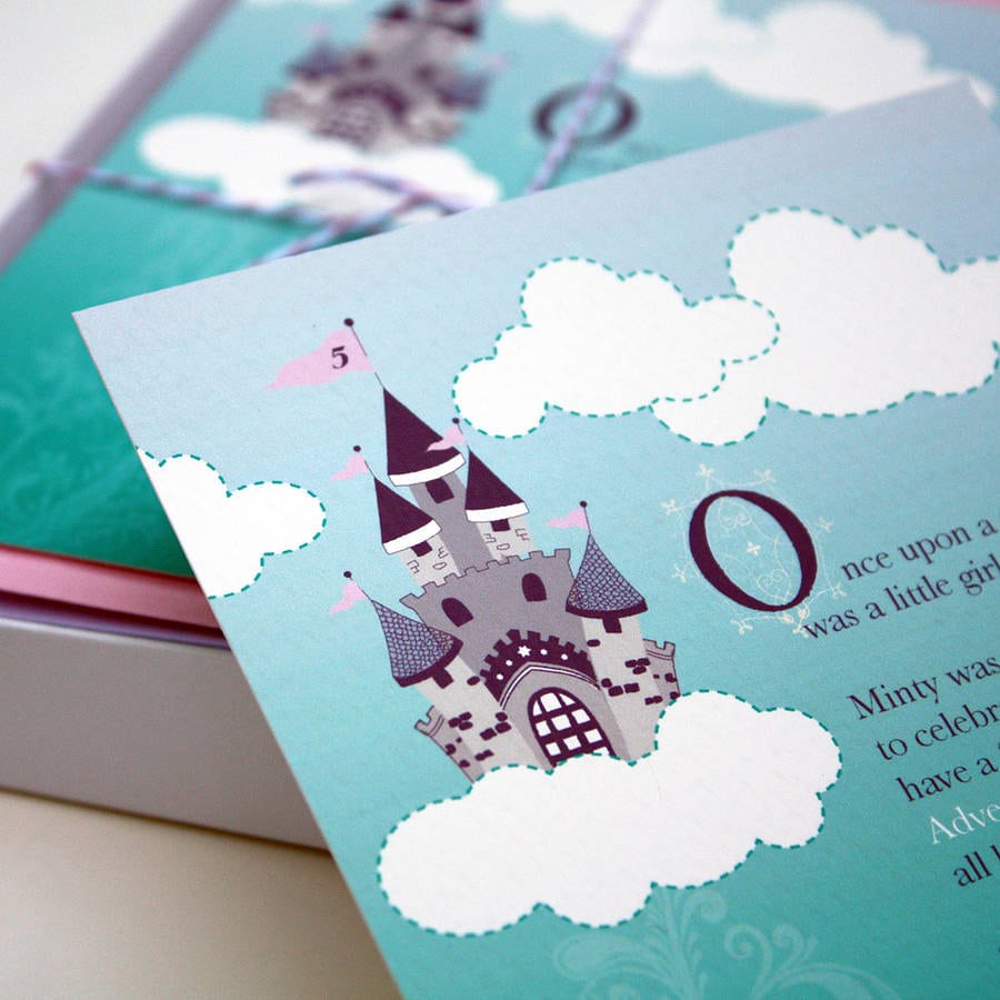 Fairytale Princess Party Invitations By Bonnie Blackbird