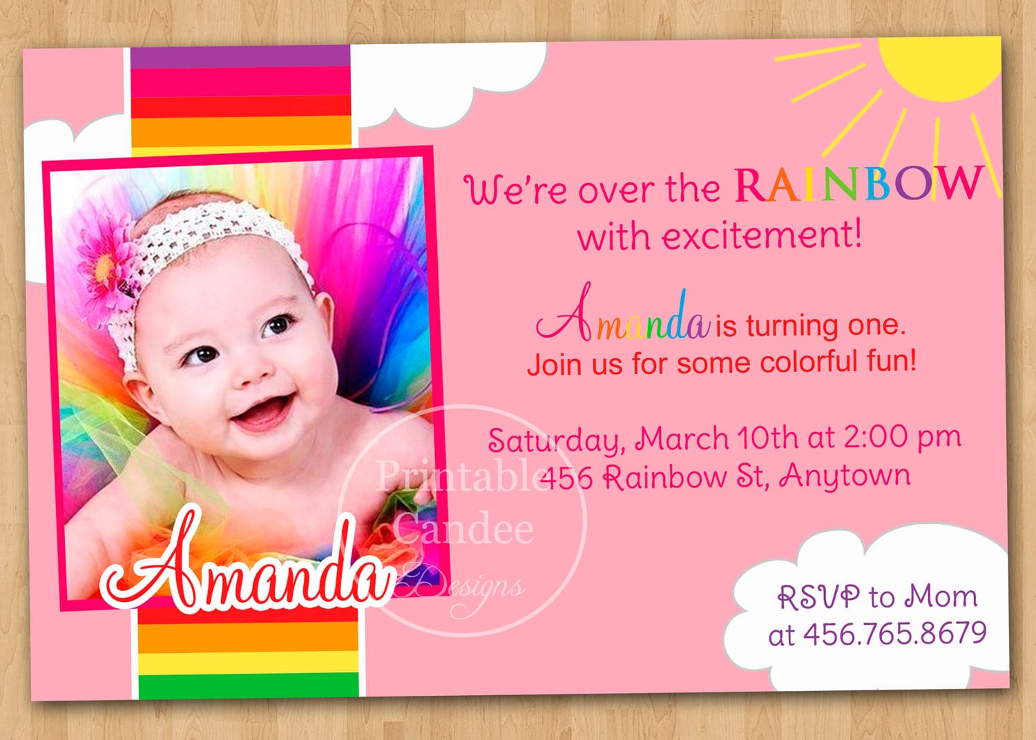 First Birthday Invitations