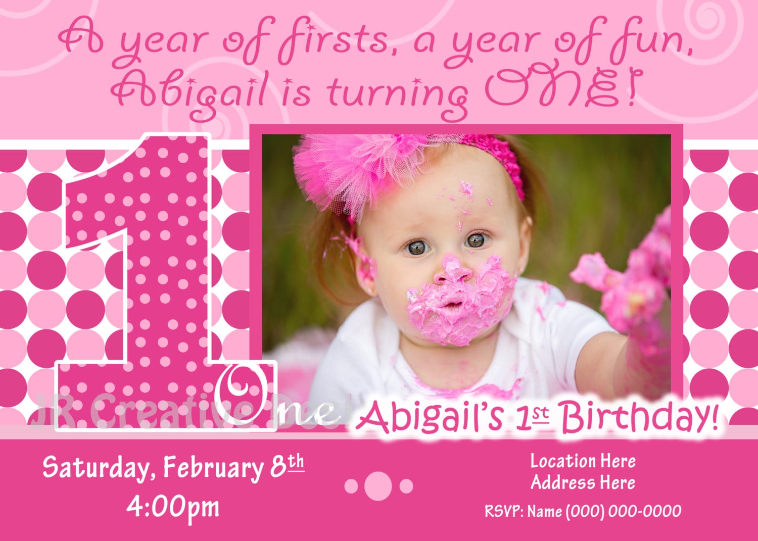 First Birthday Party Invitation