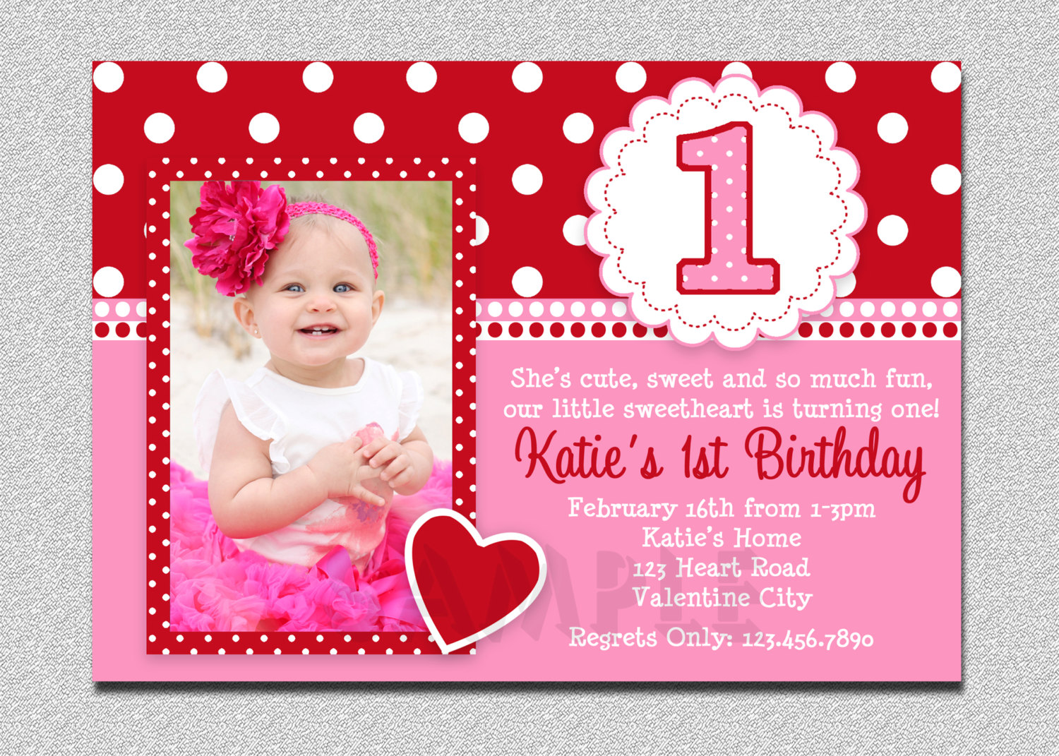 First Birthday Party Invitations