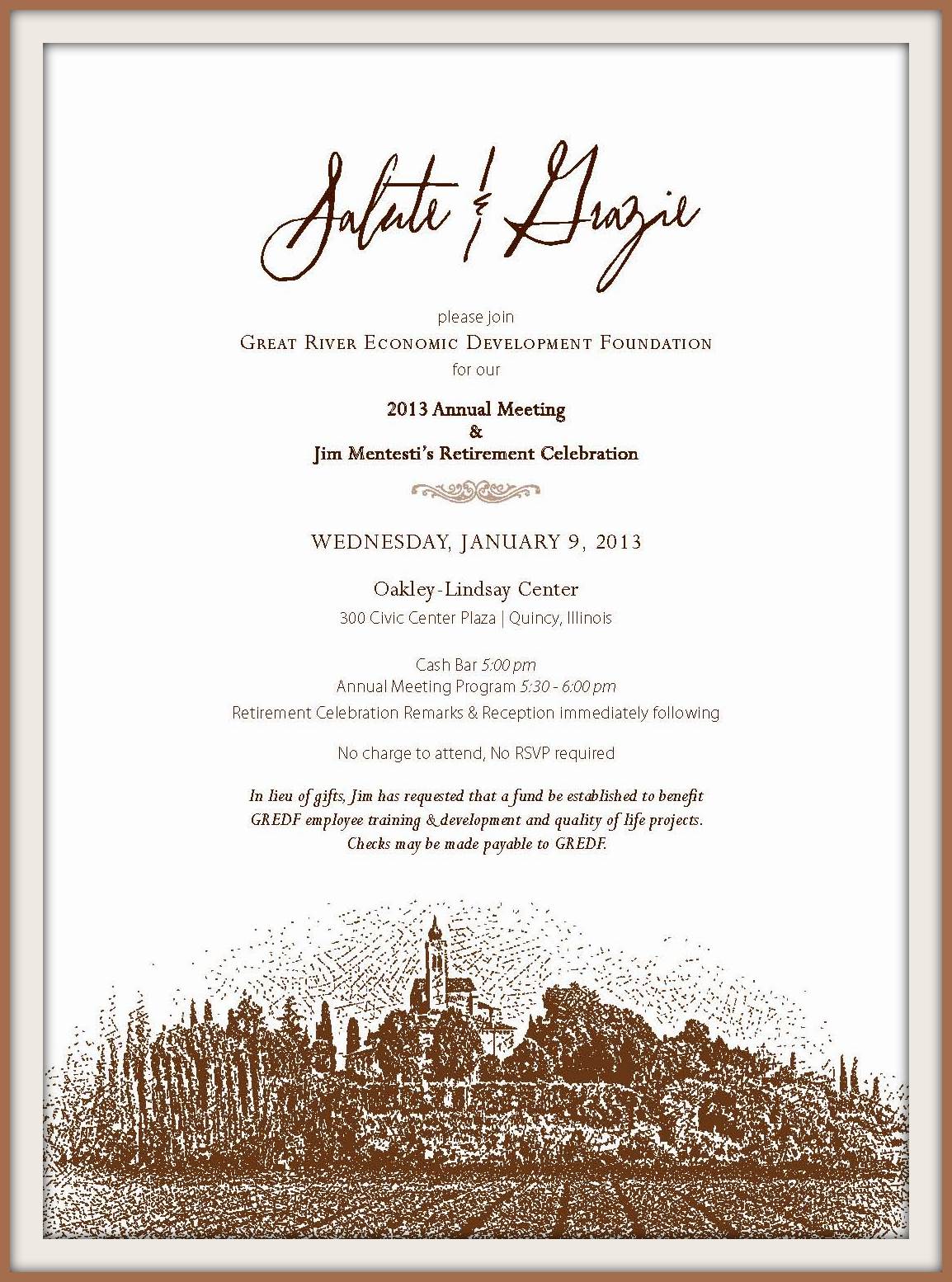 Formal Retirement Party Invitation Announcement And Invitation