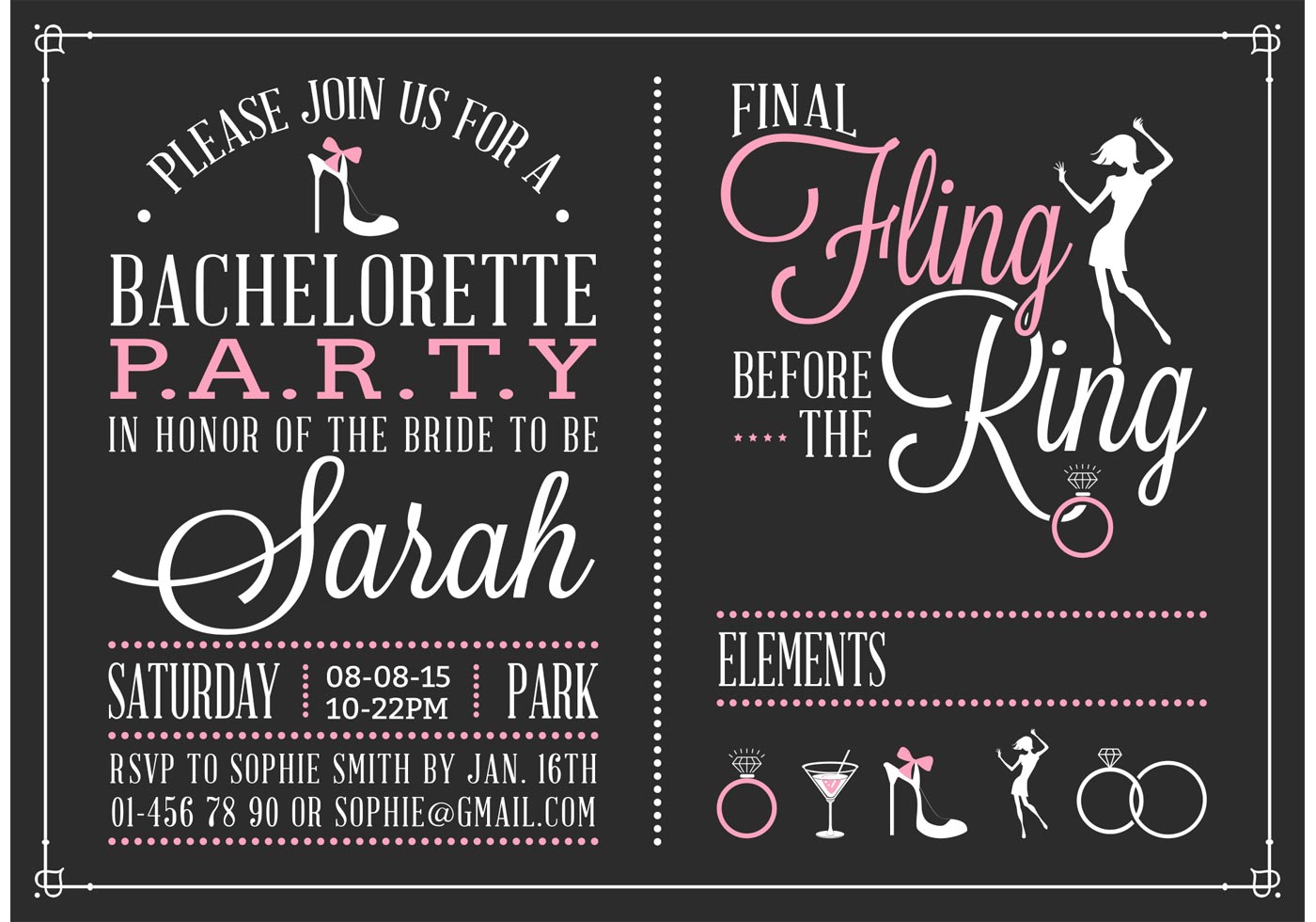 Free Bachelorette Party Invitations
