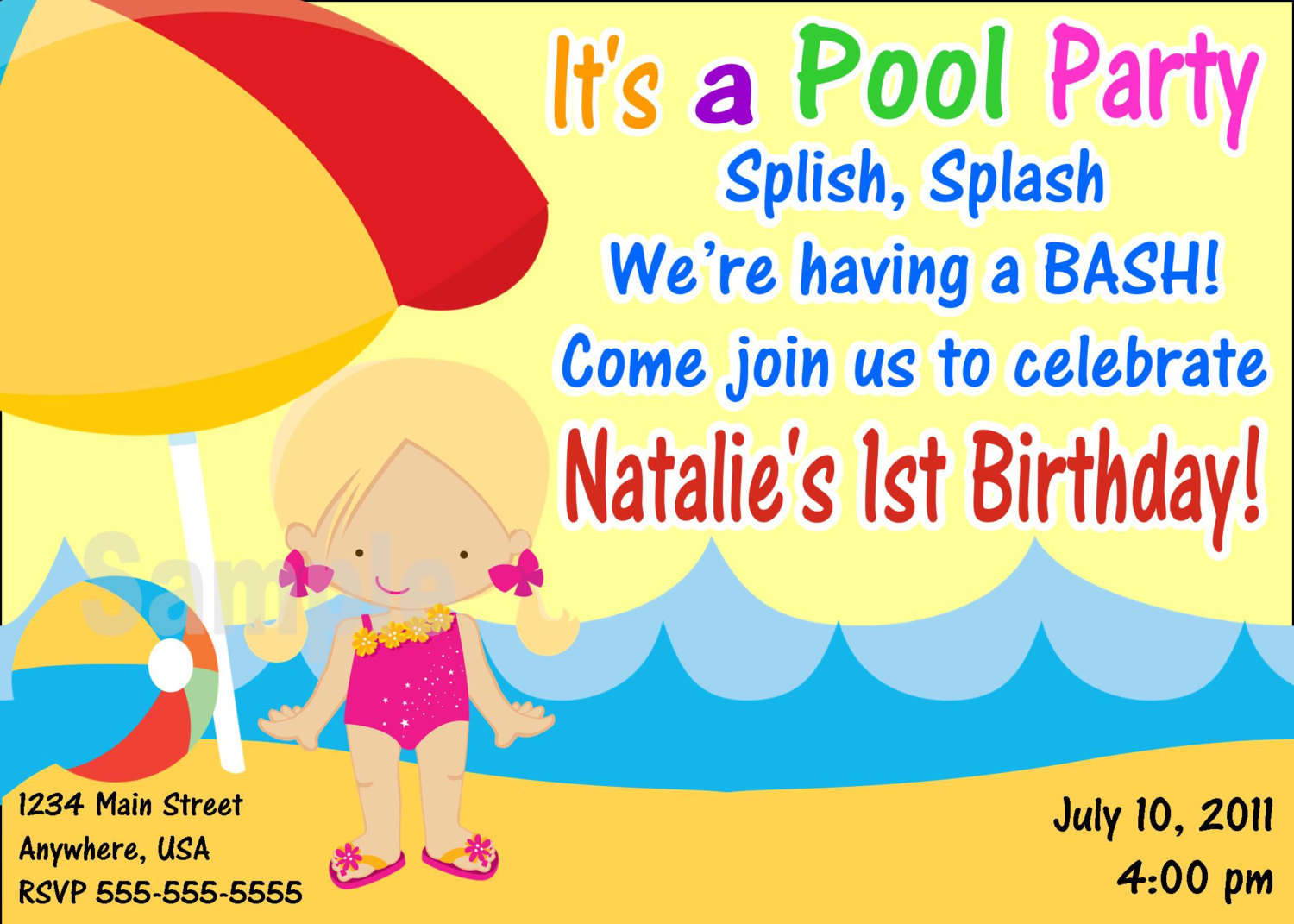Free Printable Birthday Invites Templates