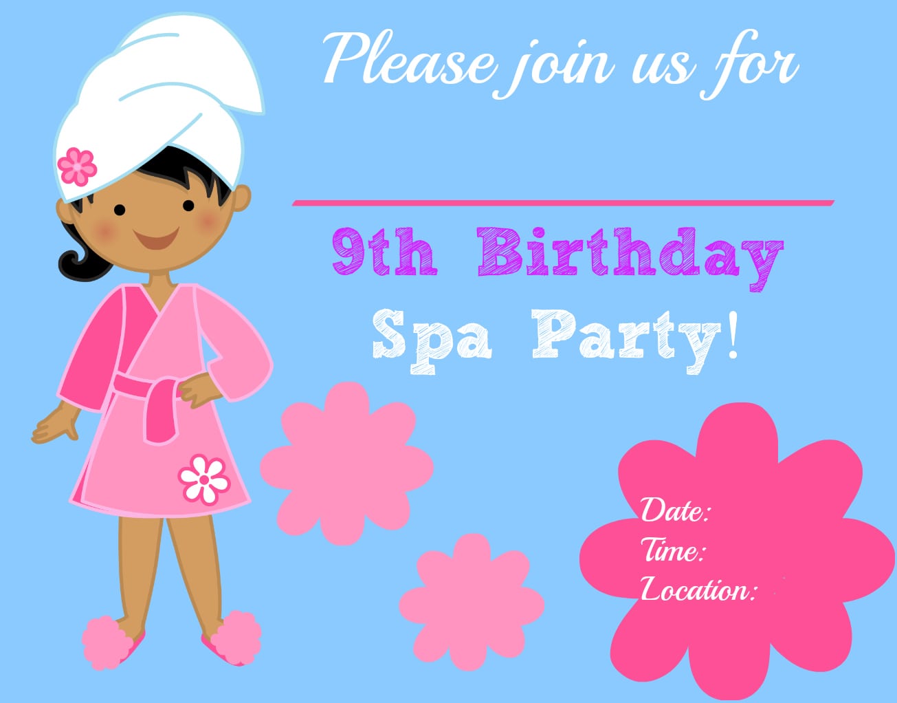 Free Printable Party Invitations For Kids Birthday Parties