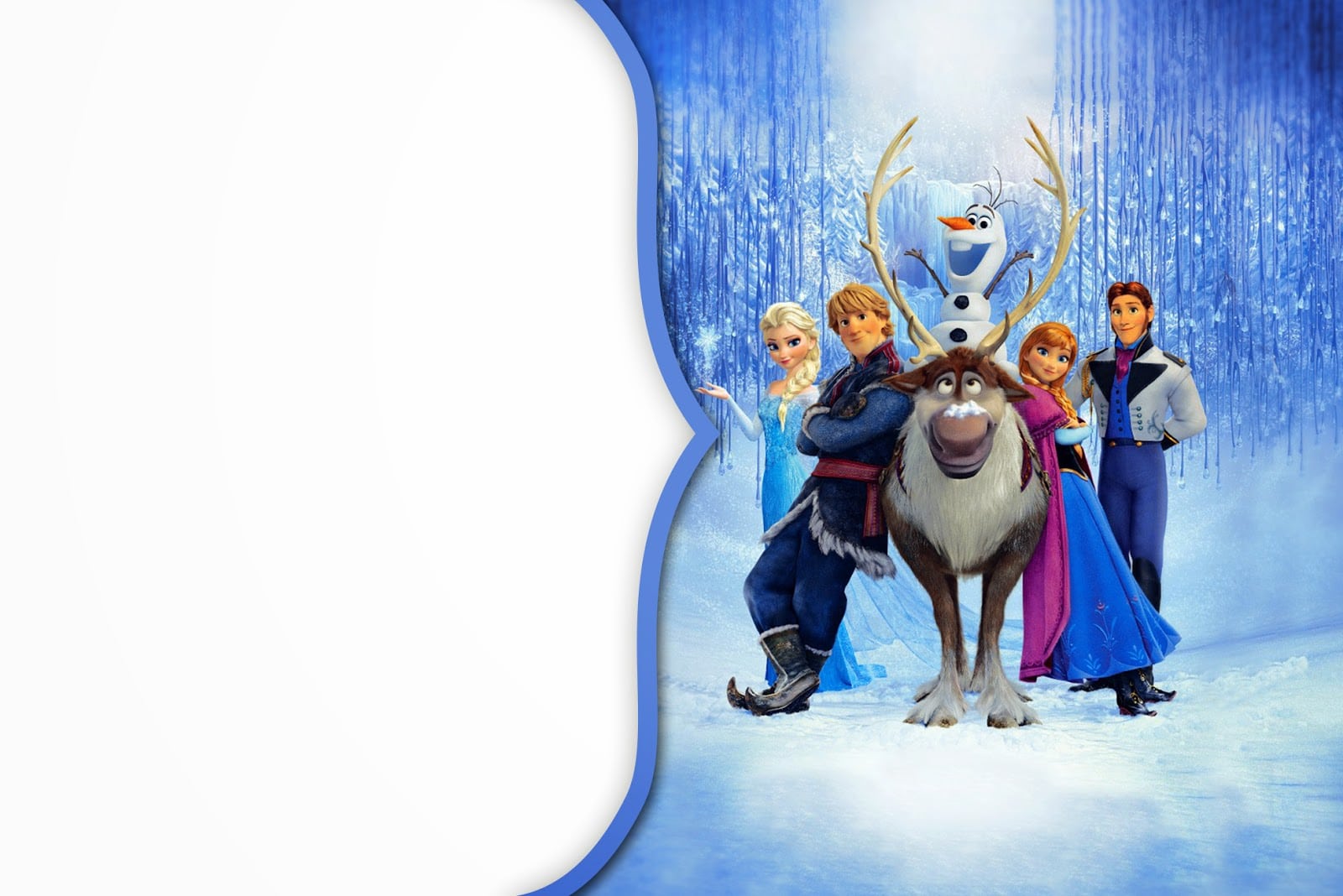Frozen  Free Printable Cards Or Party Invitations