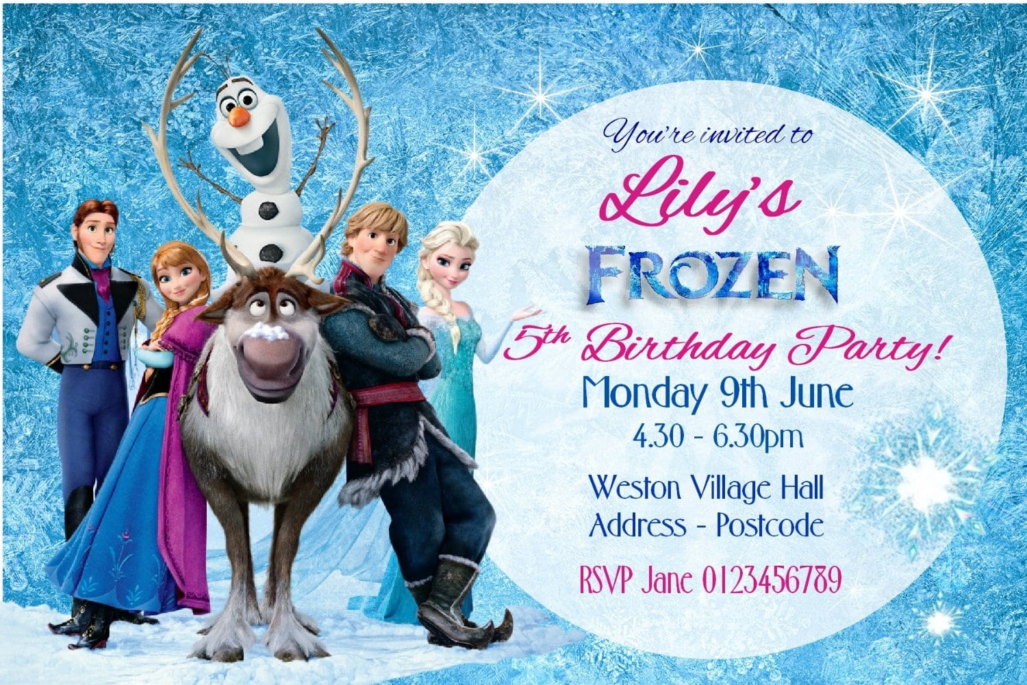 Frozen Party Invitations  Review The Top 5 Frozen Themed Birthday