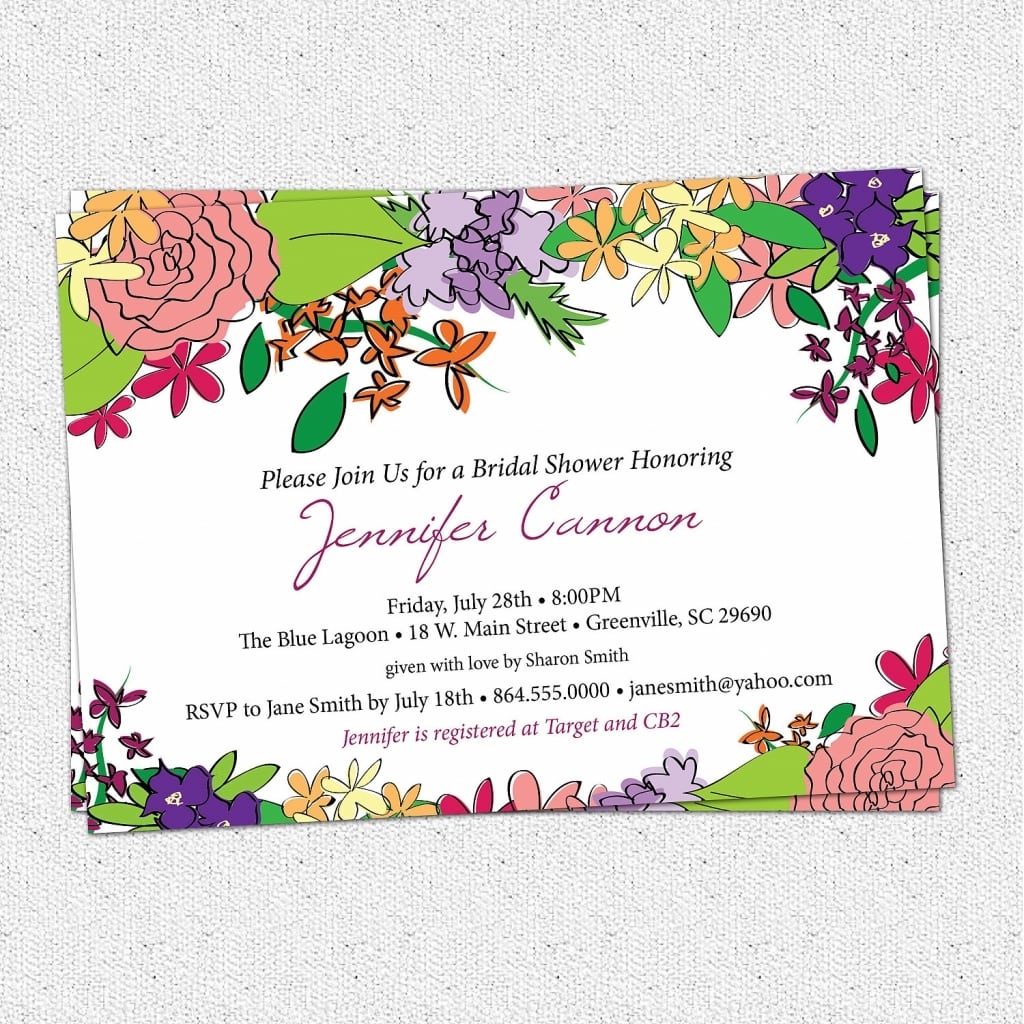 Garden Party Invitation Ideas