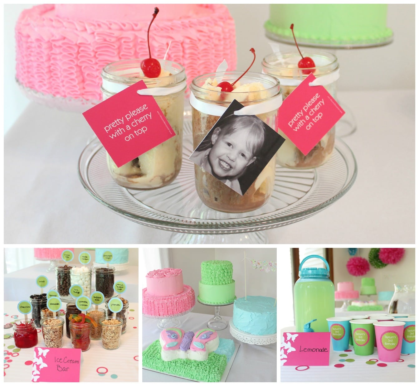 Girl's Ice Cream Birthday Party Ideas