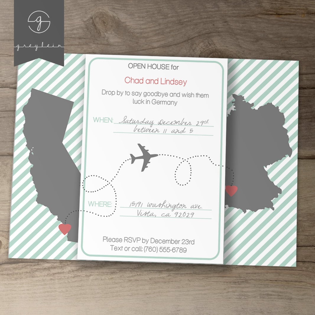 Going Away Party Invitations