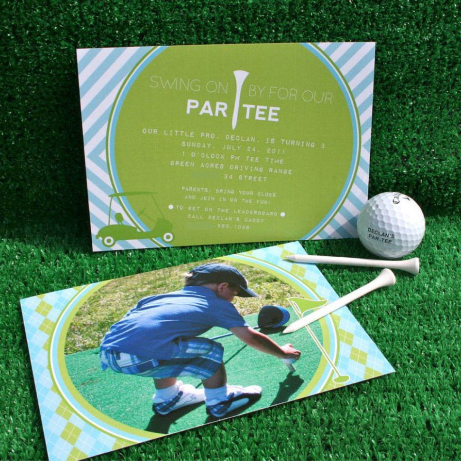 Golf Party Invitations