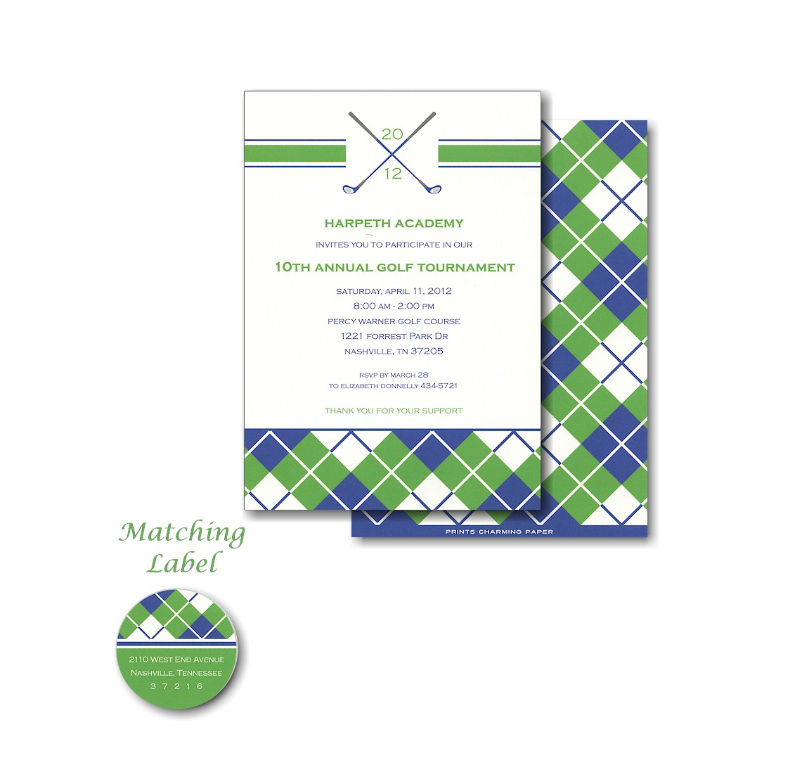 Golf Party Invitations